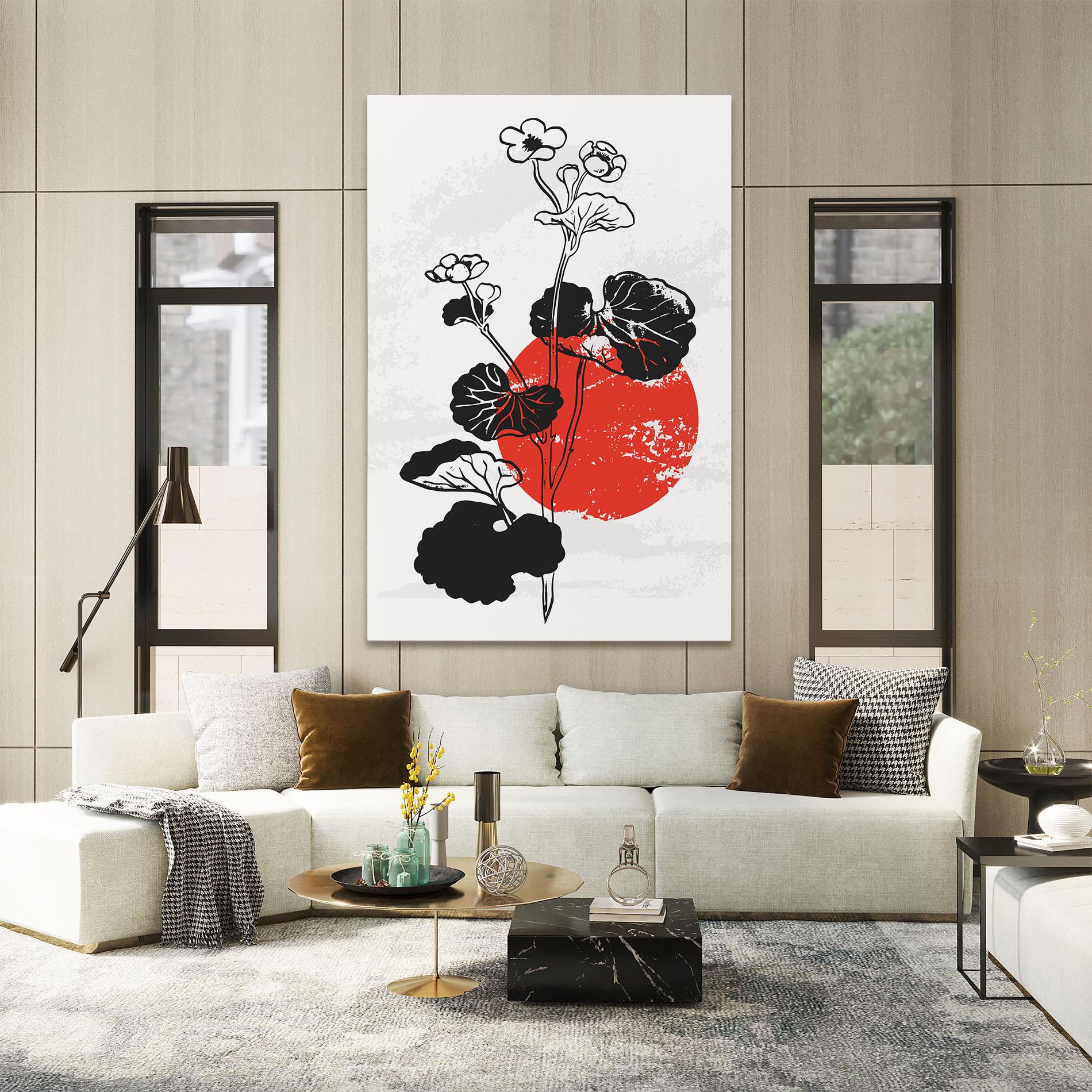 Tablou Canvas Japan Plant Art mockup 2
