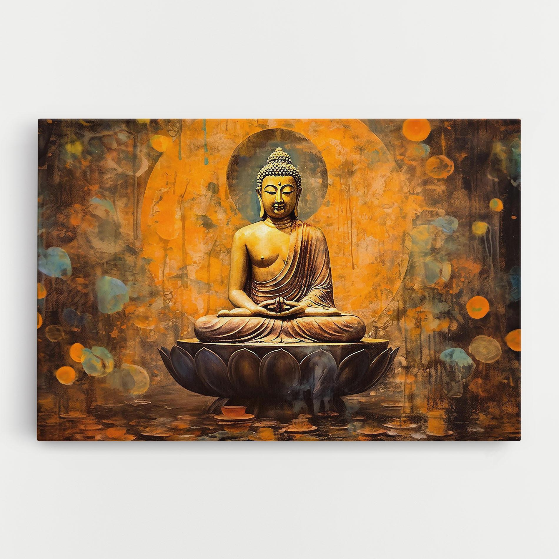 Tablou Canvas Buddha Floating Art mockup 0