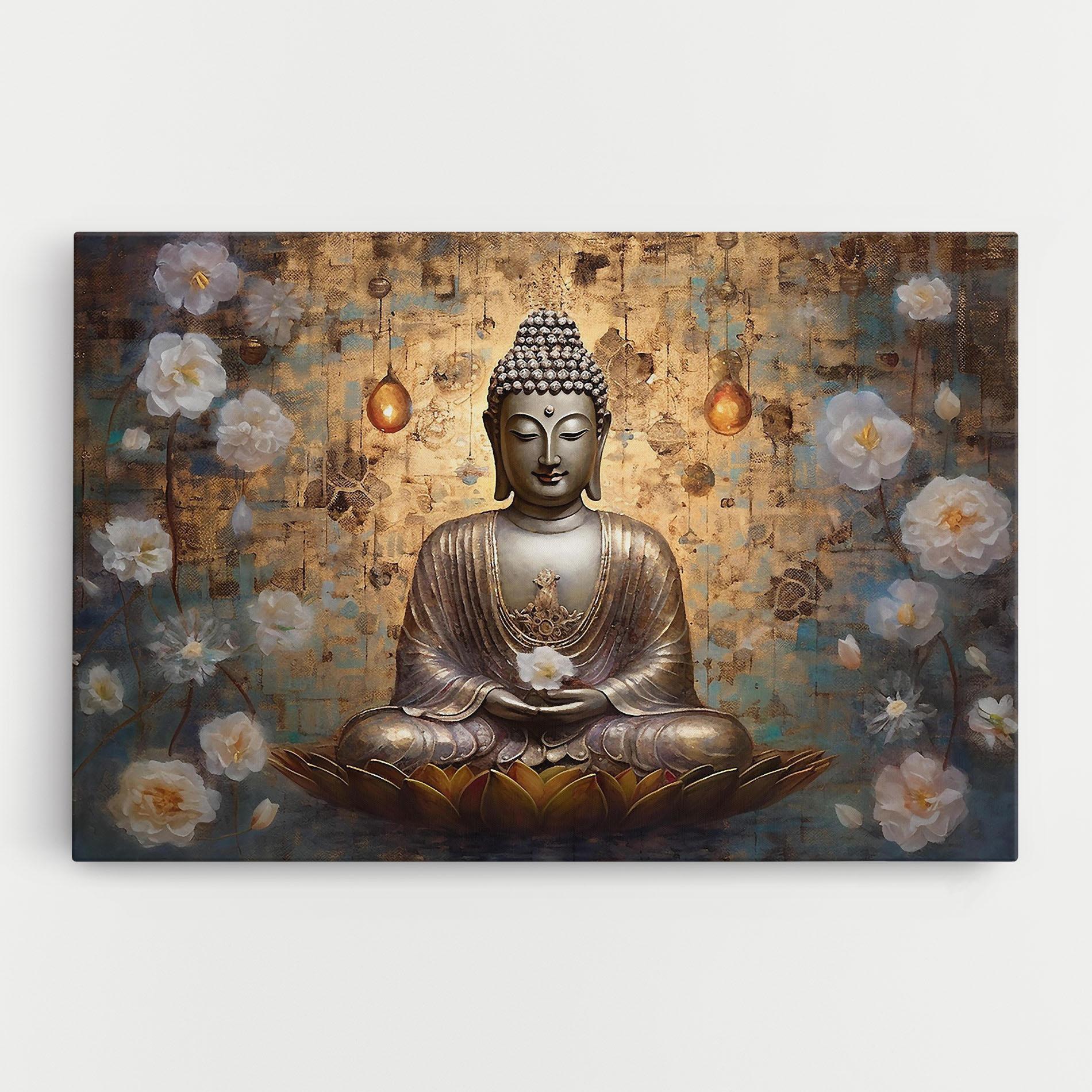 Tablou Canvas Buddha Meditation Art mockup 0