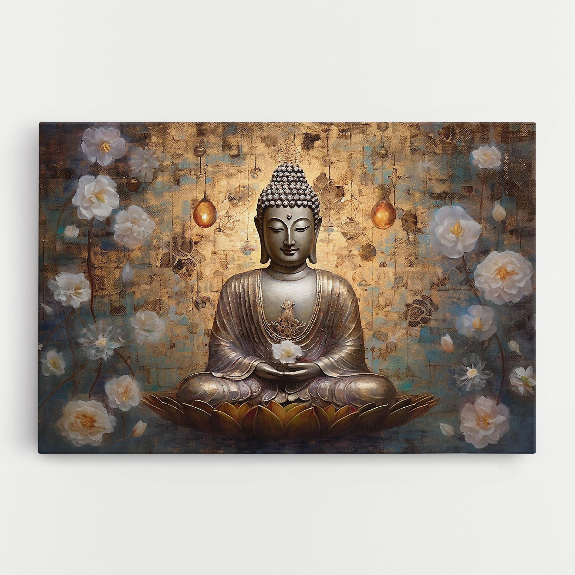 Buddha Meditation Art mockup 0