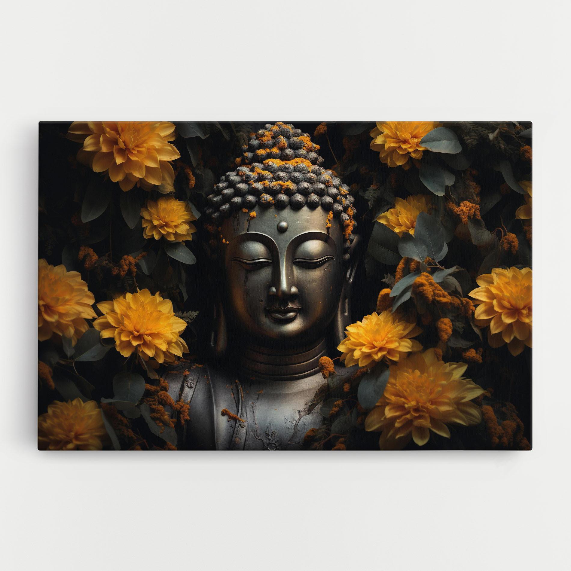 Tablou Canvas Buddha Peace Statue mockup 0