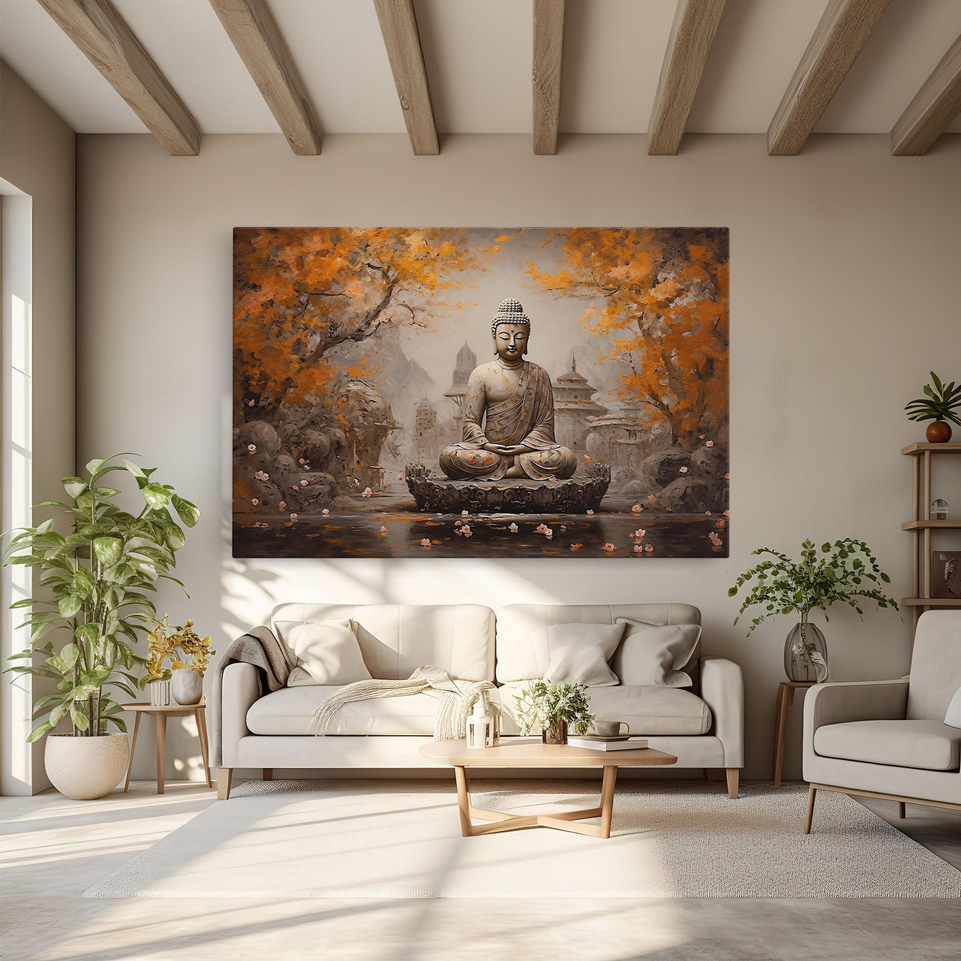 Tablou Canvas Beautiful Buddha Art mockup 6