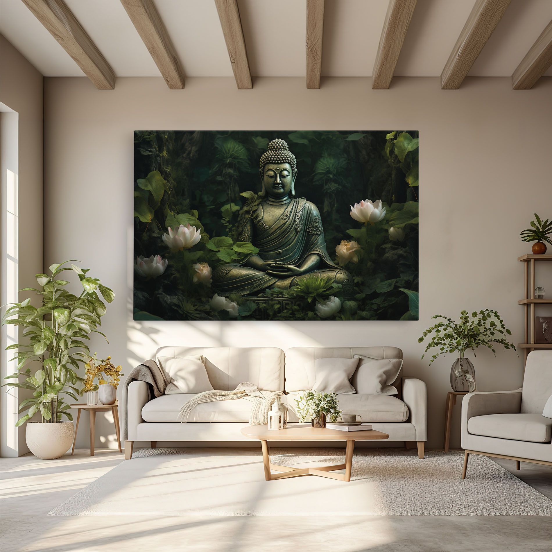 Buddha Lotus Flower mockup 6