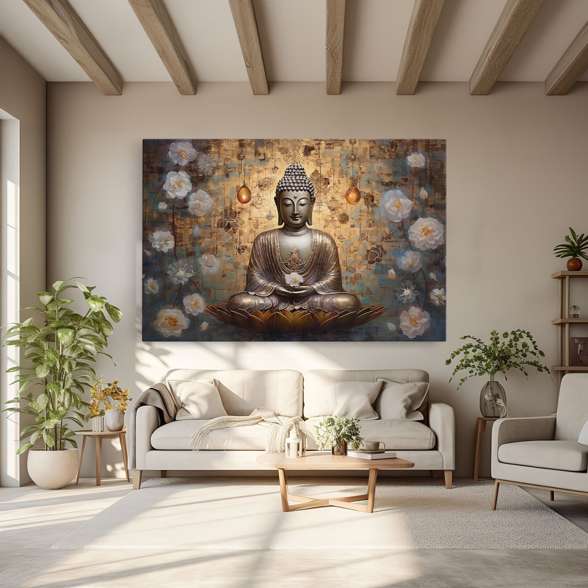 Buddha Meditation Art mockup 6
