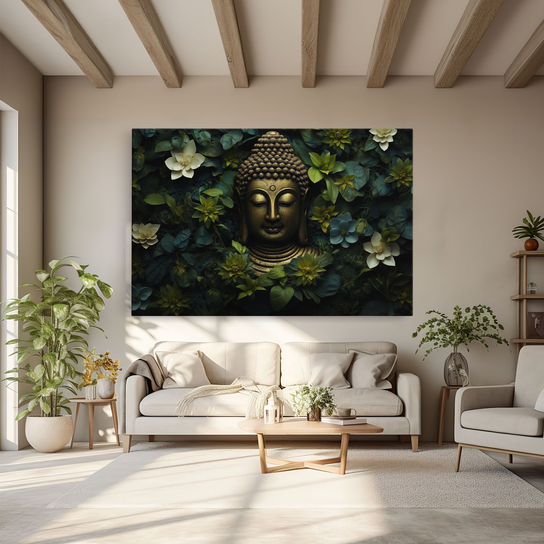 Lotus Flower Buddha mockup 6