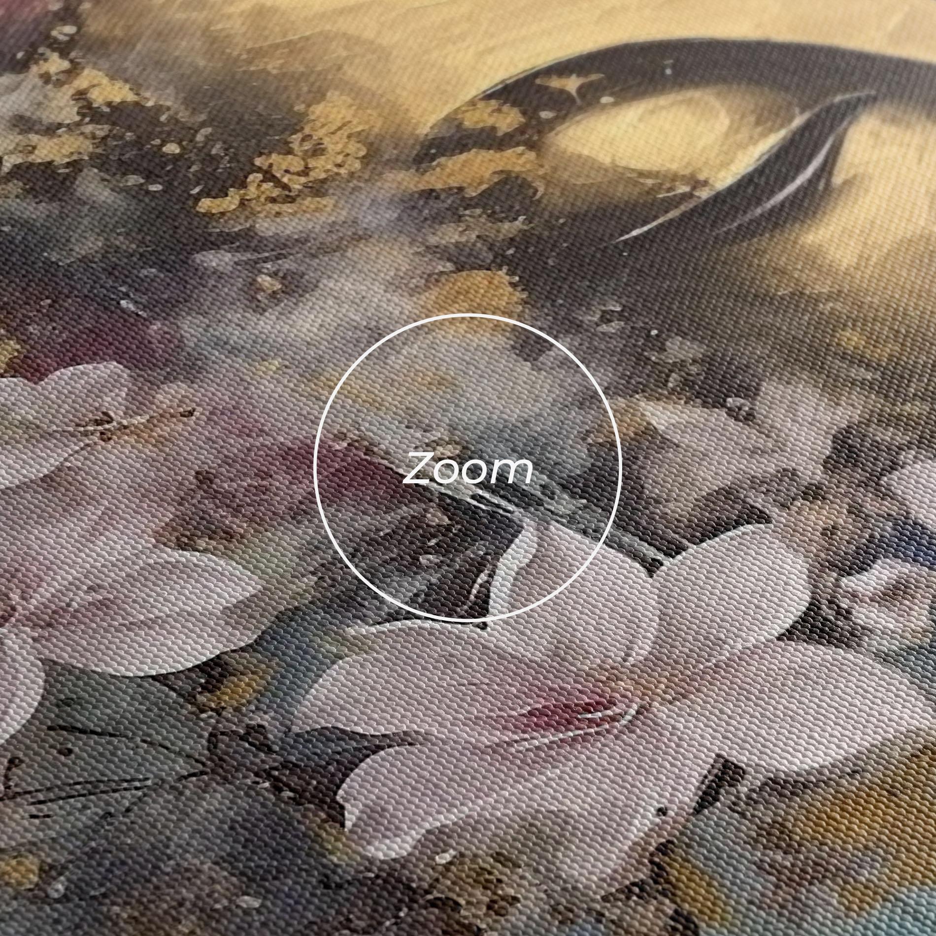 Tablou Canvas Abstract Buddha Plants mockup 3