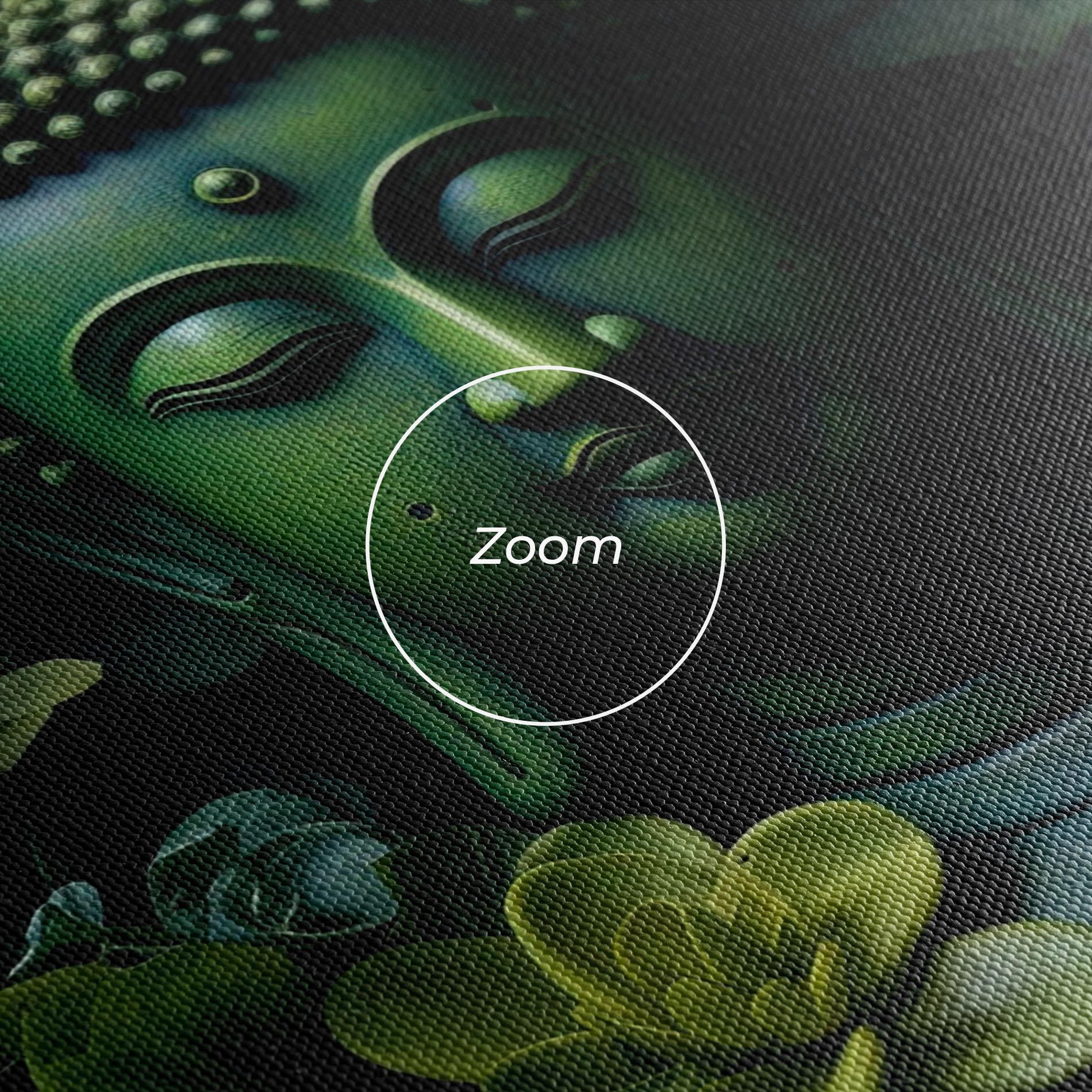 Tablou Canvas Blue Light Buddha mockup 3