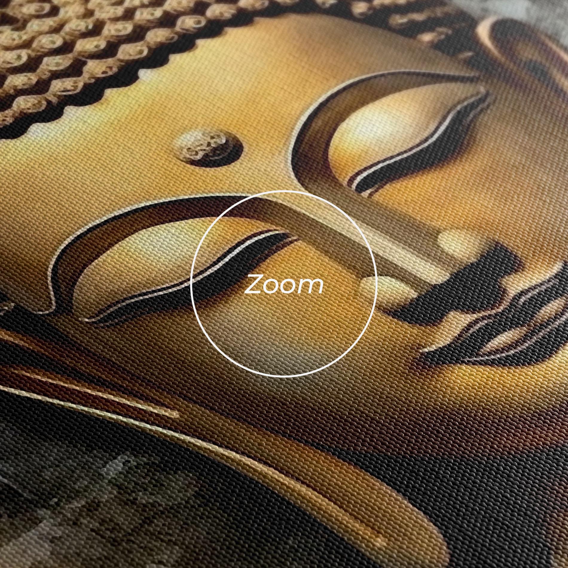 Tablou Canvas Buddha 3d Head mockup 3
