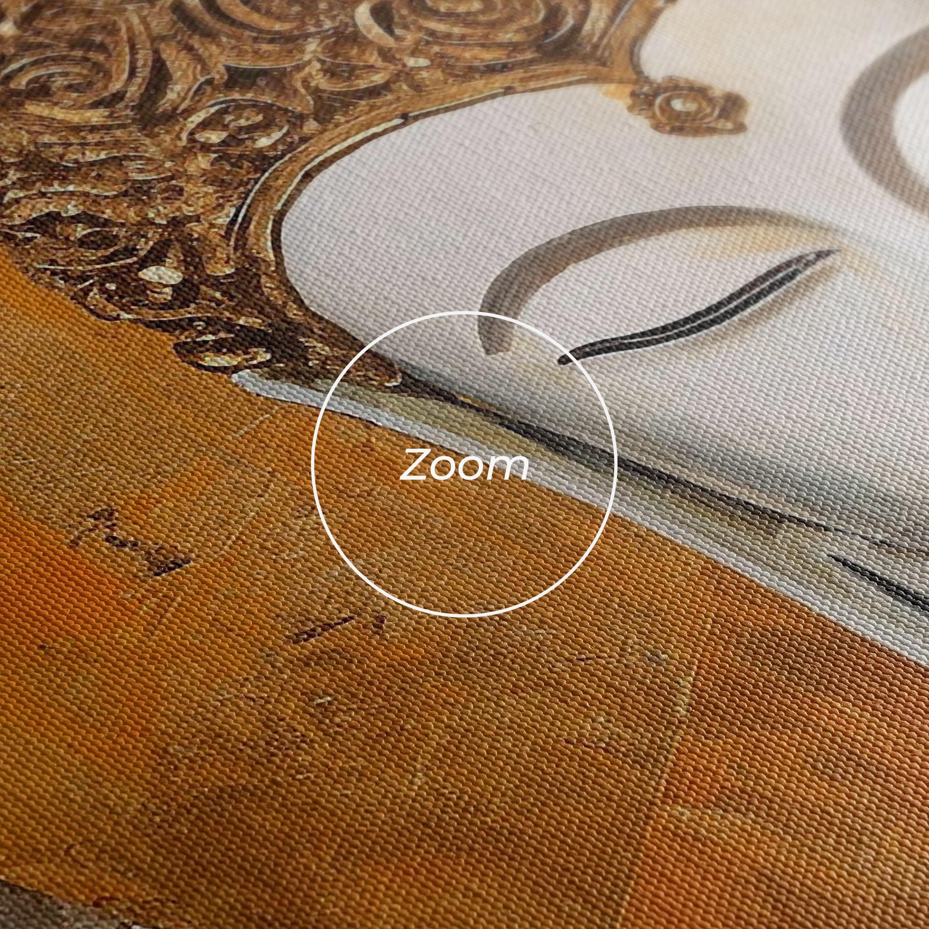 Tablou Canvas Cream Circle Buddha mockup 3