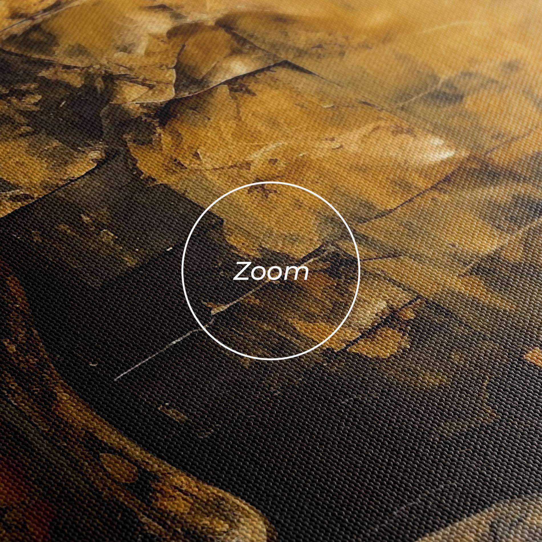 Tablou Canvas Gold Paint Buddha mockup 3