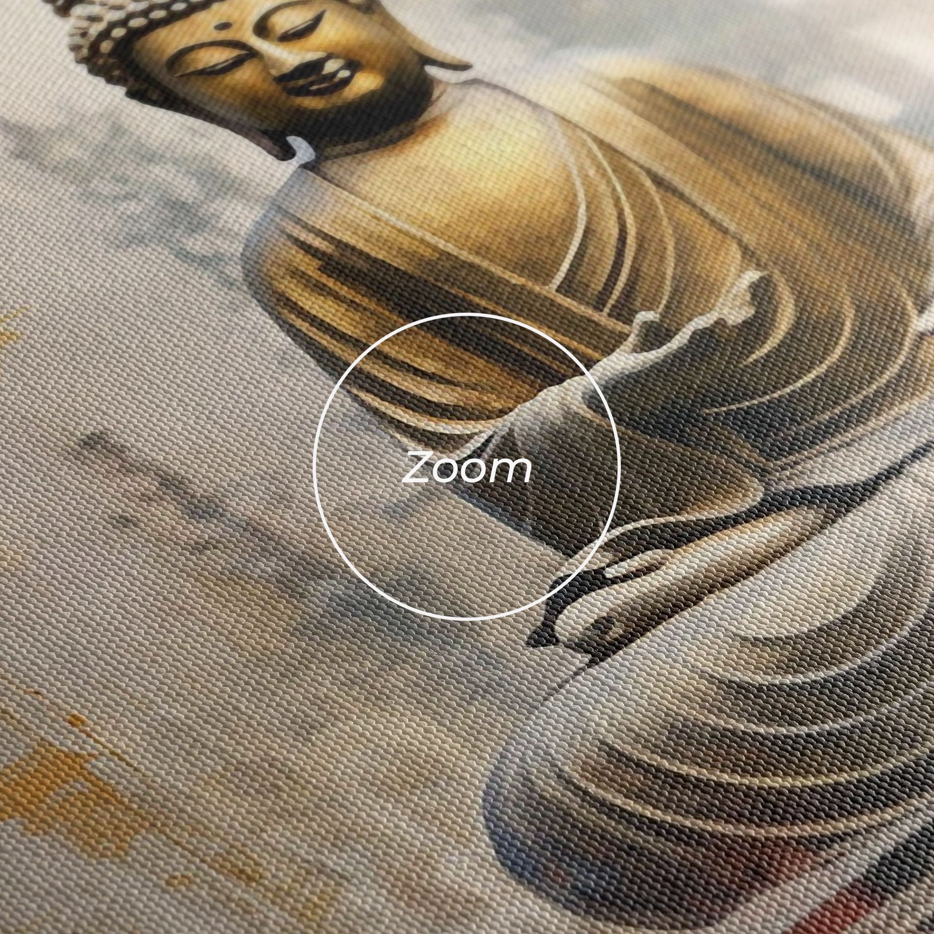 Grey Gold Buddha mockup 3
