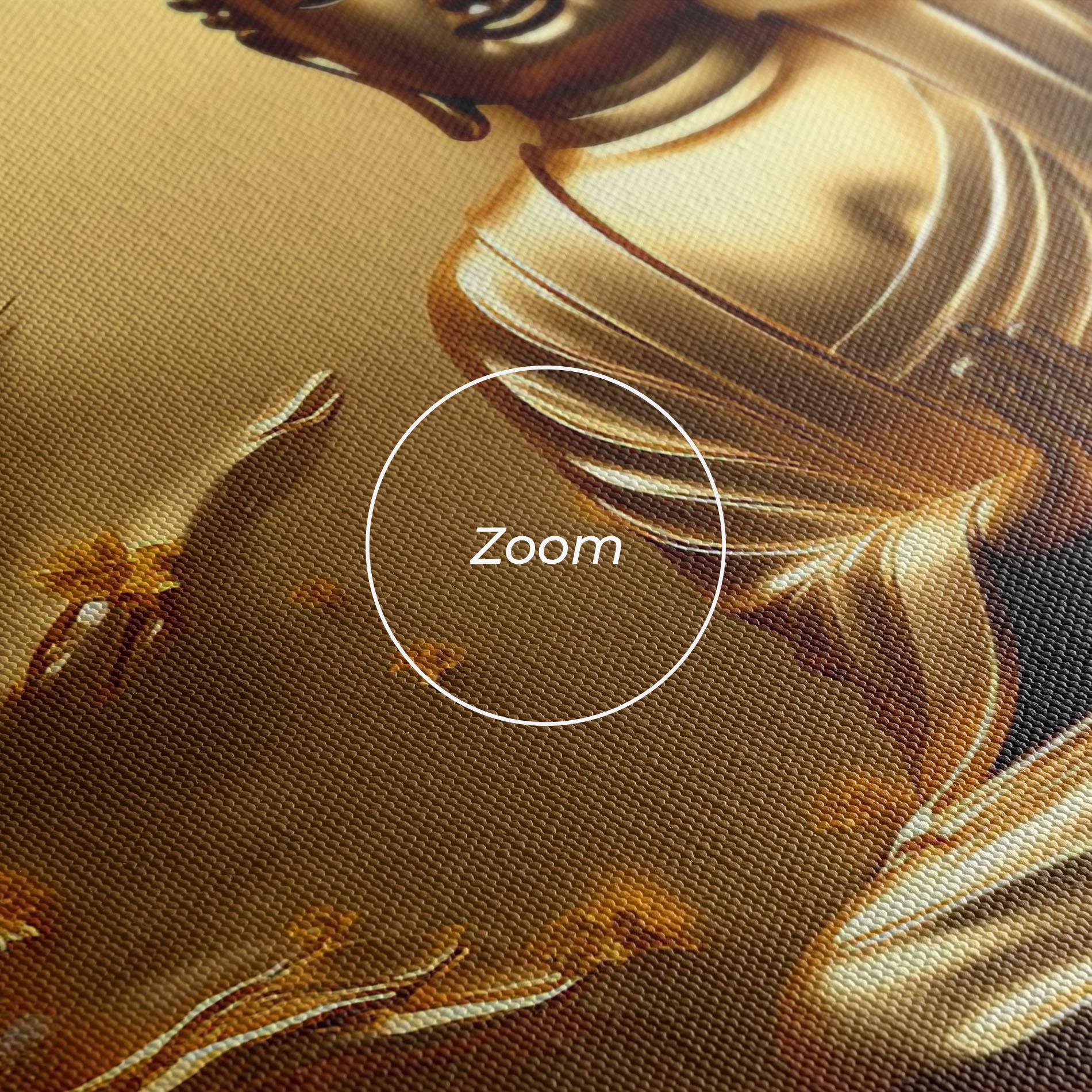 Tablou Canvas Strong Gold Buddha mockup 3