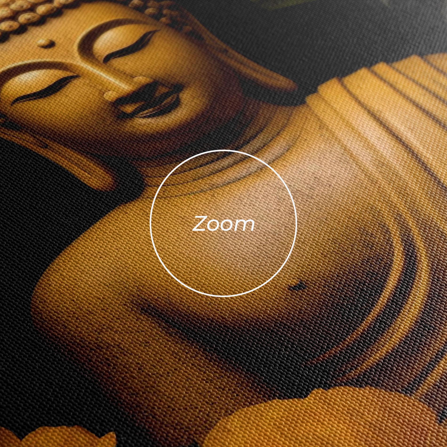 Tablou Canvas Vecteezy_buddha Statue Surrounded By Yellow Flowers Ai Generated_27745002_860 mockup 3