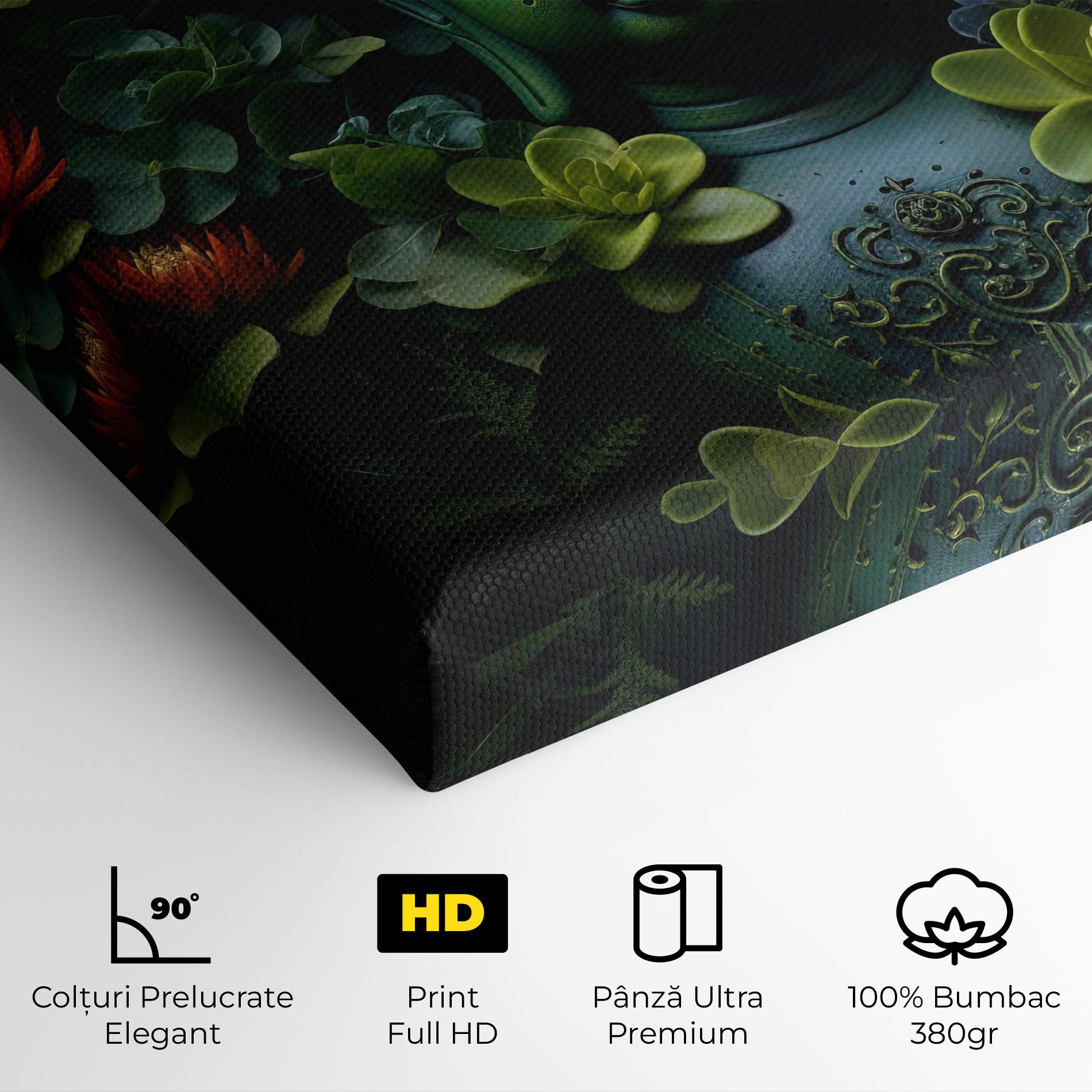 Tablou Canvas Blue Light Buddha mockup 4