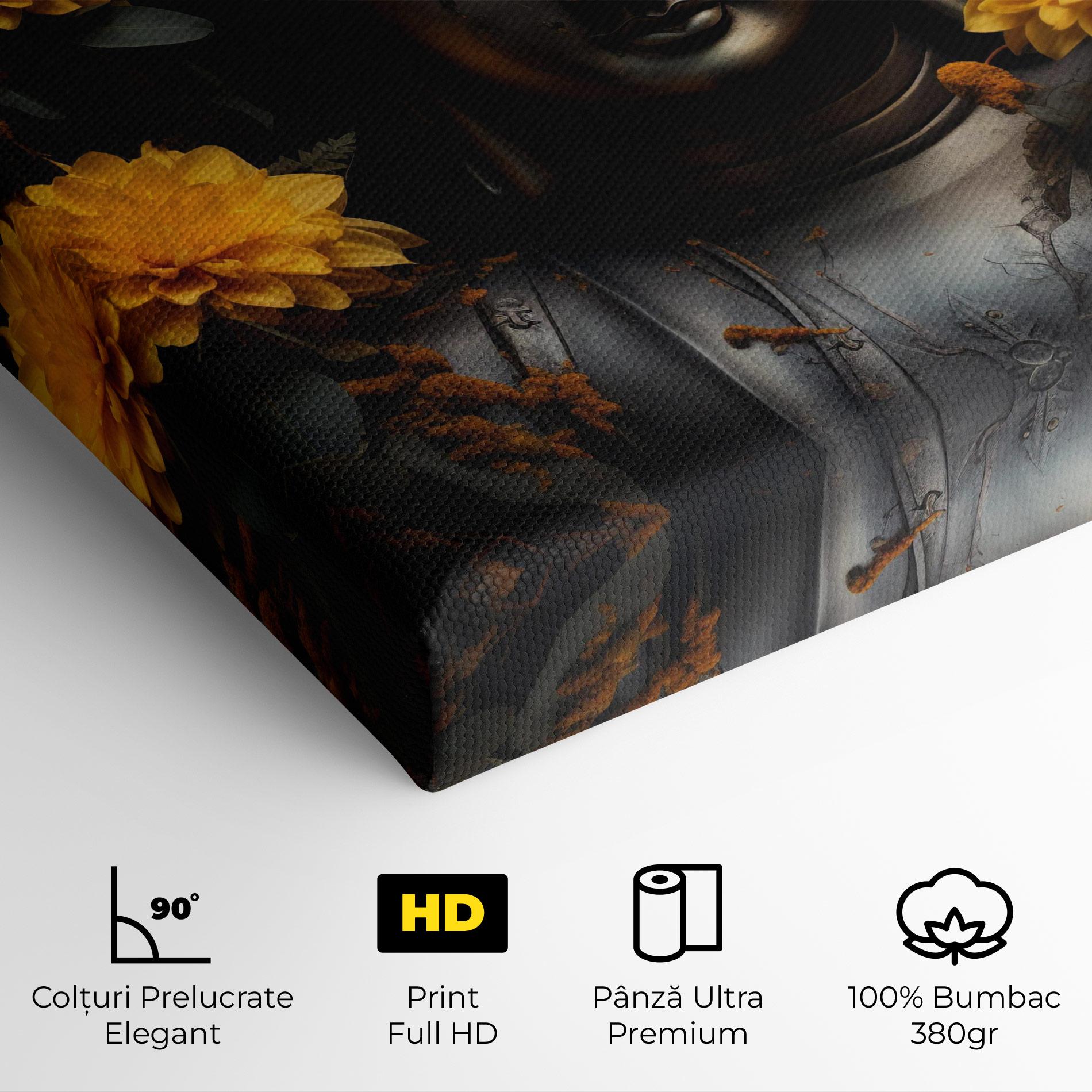 Tablou Canvas Buddha Peace Statue mockup 4