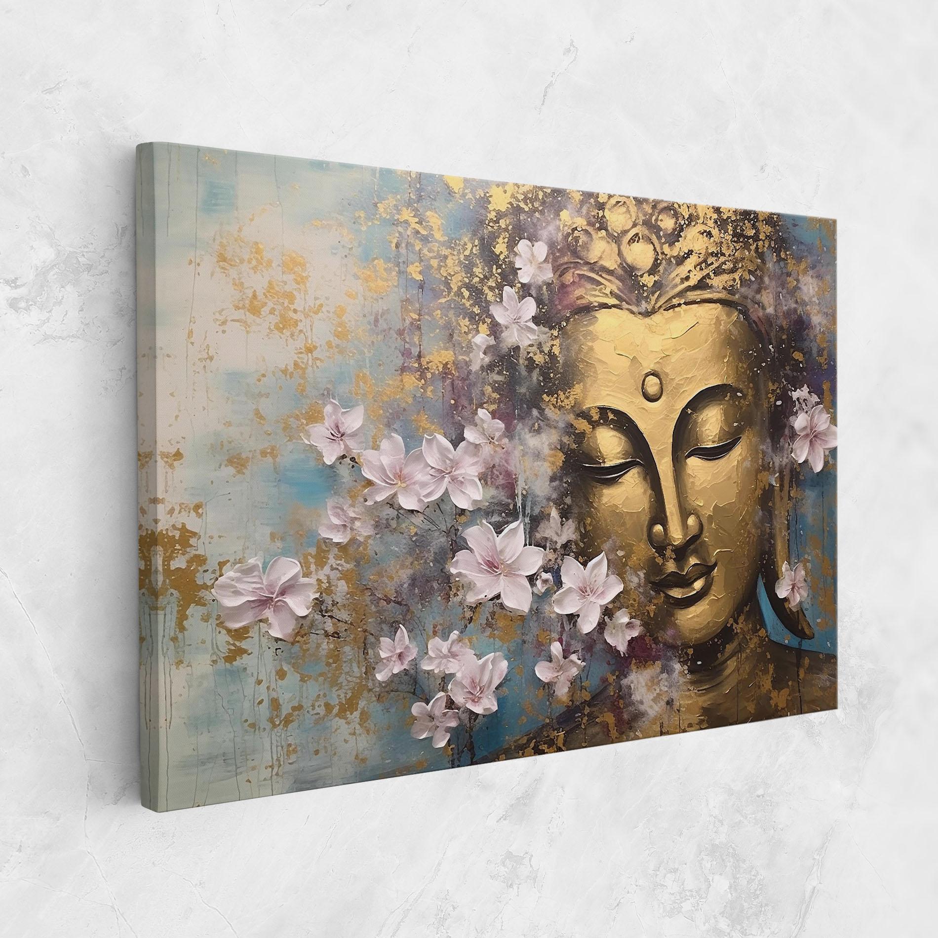 Tablou Canvas Abstract Buddha Plants mockup 1