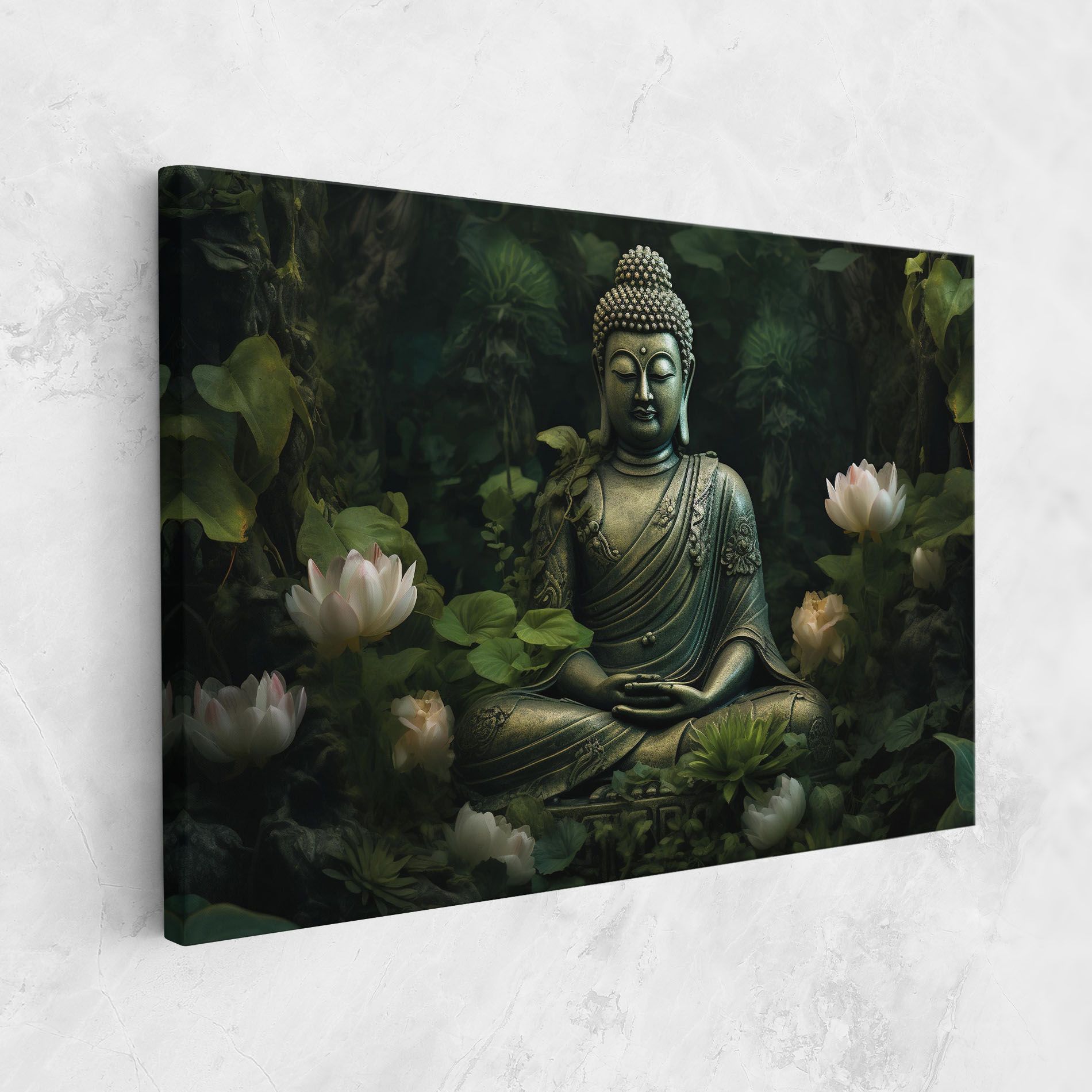 Buddha Lotus Flower mockup 1