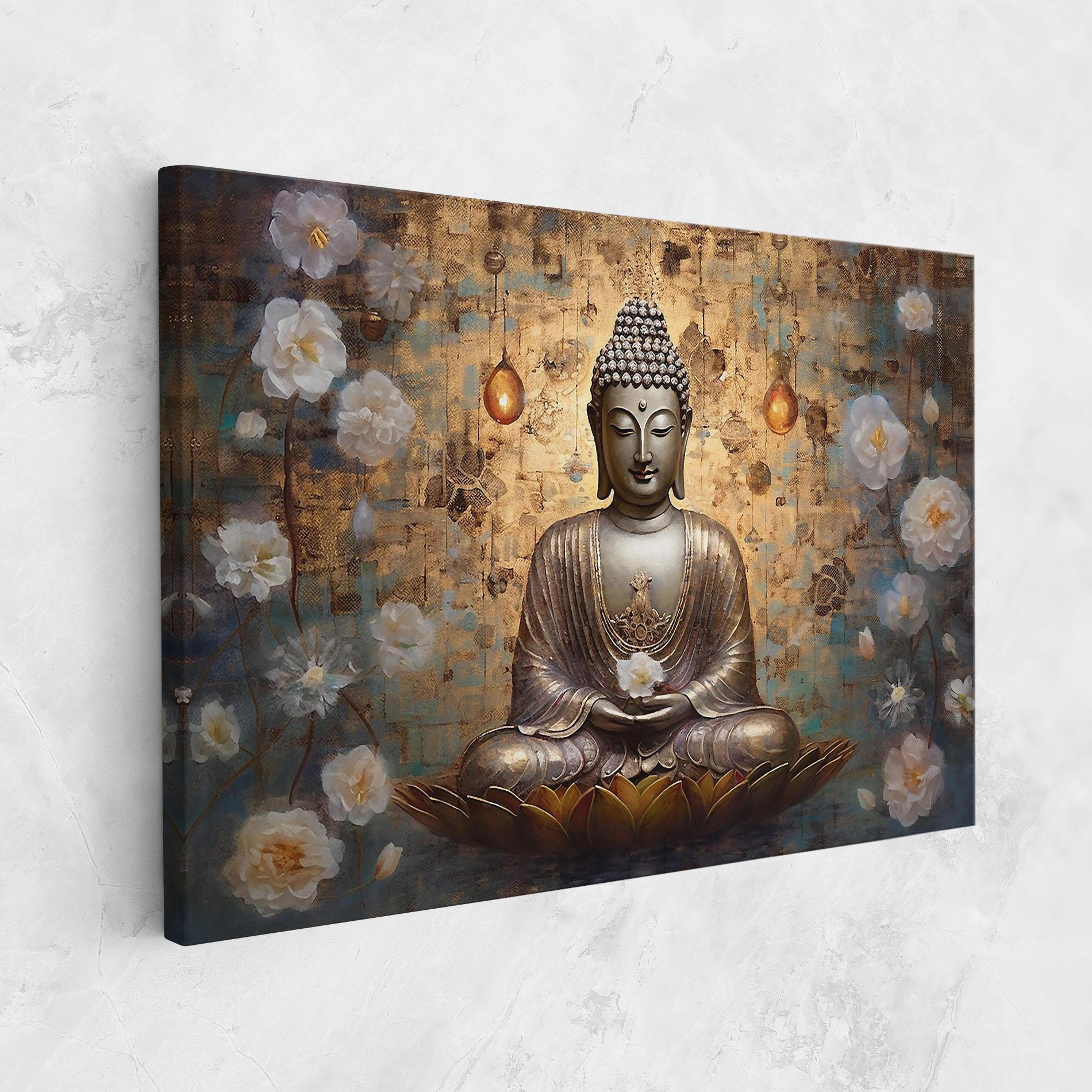 Tablou Canvas Buddha Meditation Art mockup 1
