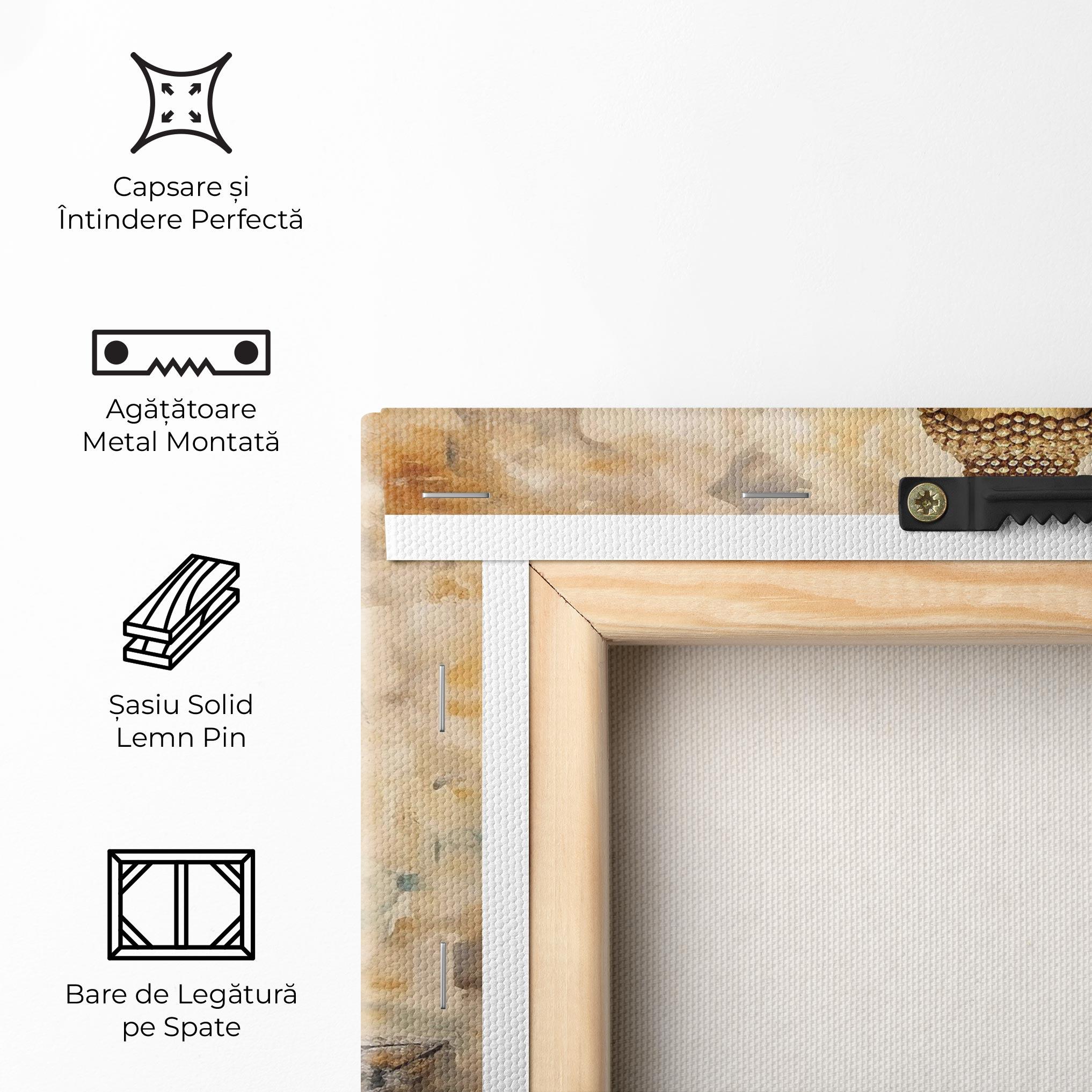 Tablou Canvas Cream Buddha Art mockup 5