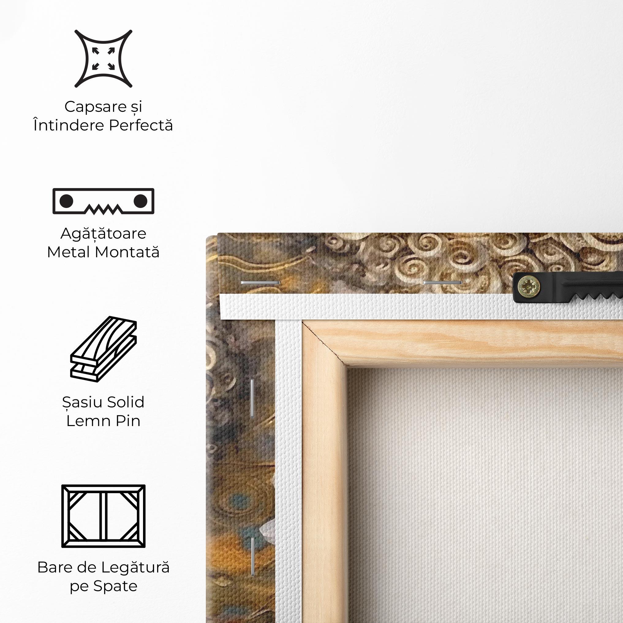 Tablou Canvas White Flower Buddha Art mockup 5