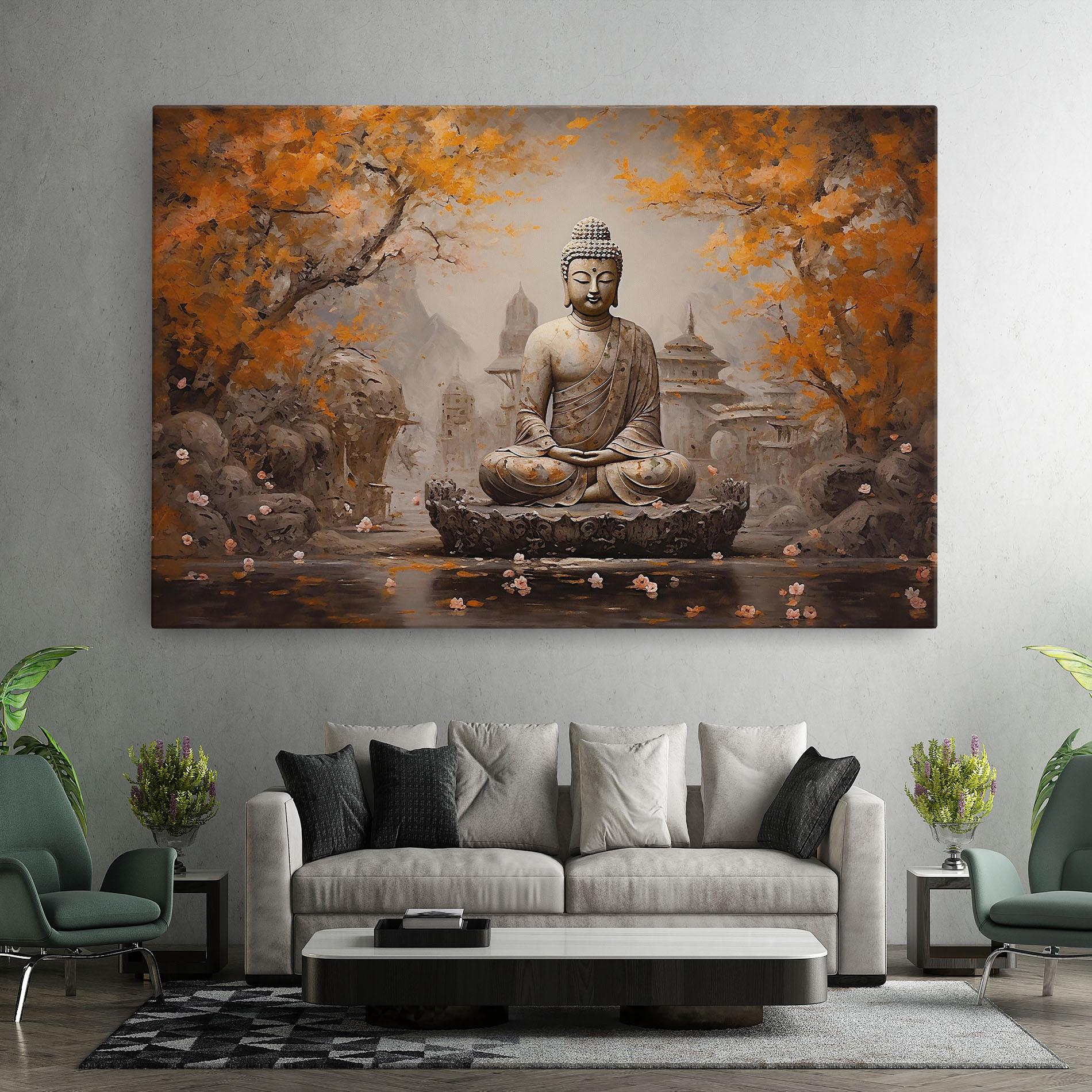 Tablou Canvas Beautiful Buddha Art mockup 7