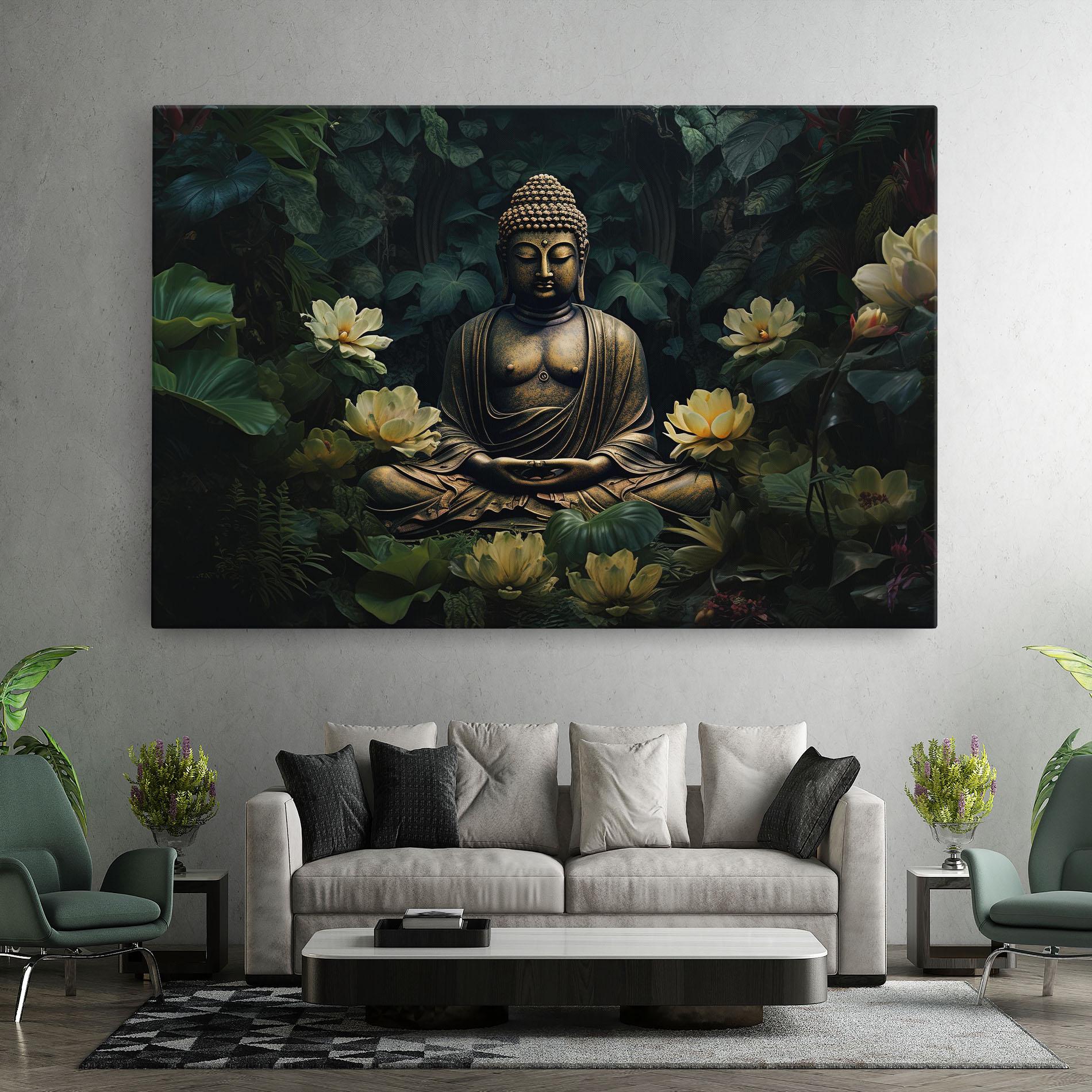 Tablou Canvas Calm Buddha Art mockup 7