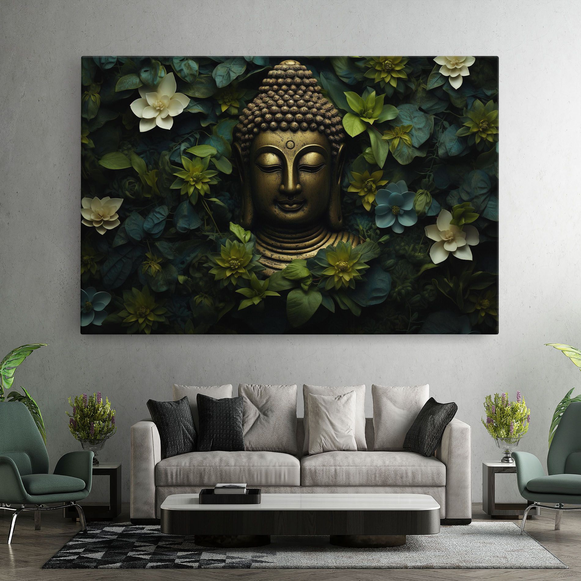 Lotus Flower Buddha mockup 7