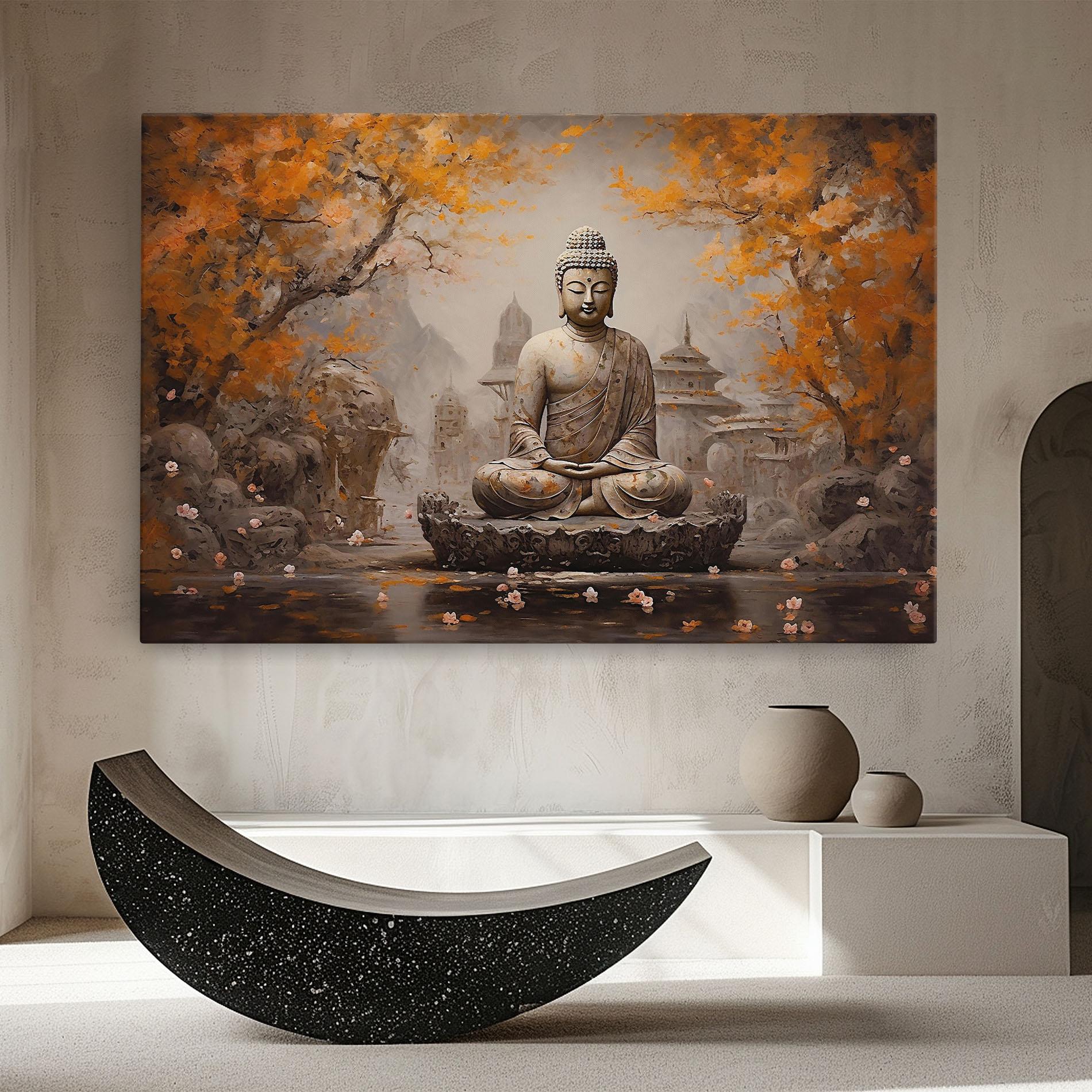 Tablou Canvas Beautiful Buddha Art mockup 8
