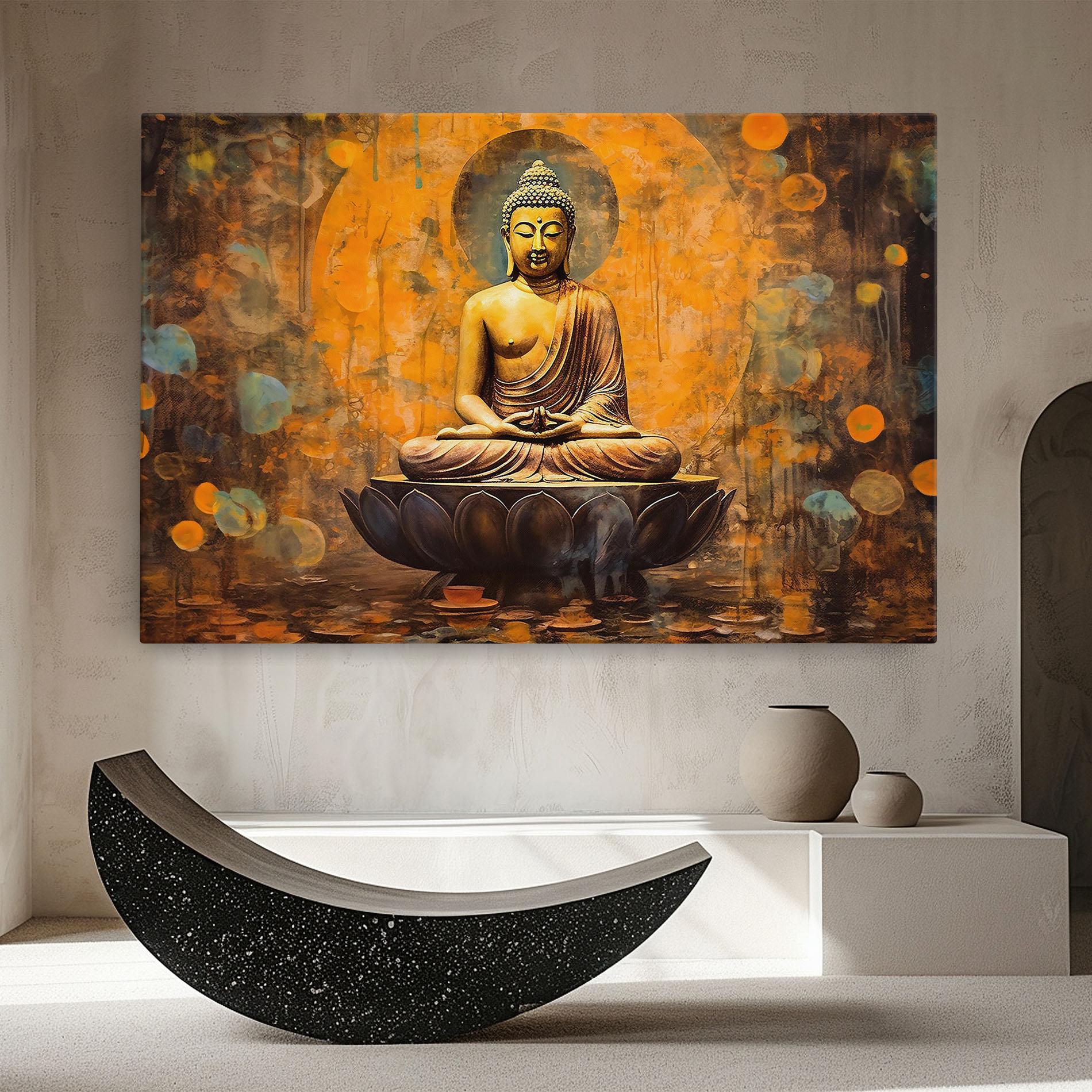 Tablou Canvas Buddha Floating Art mockup 8