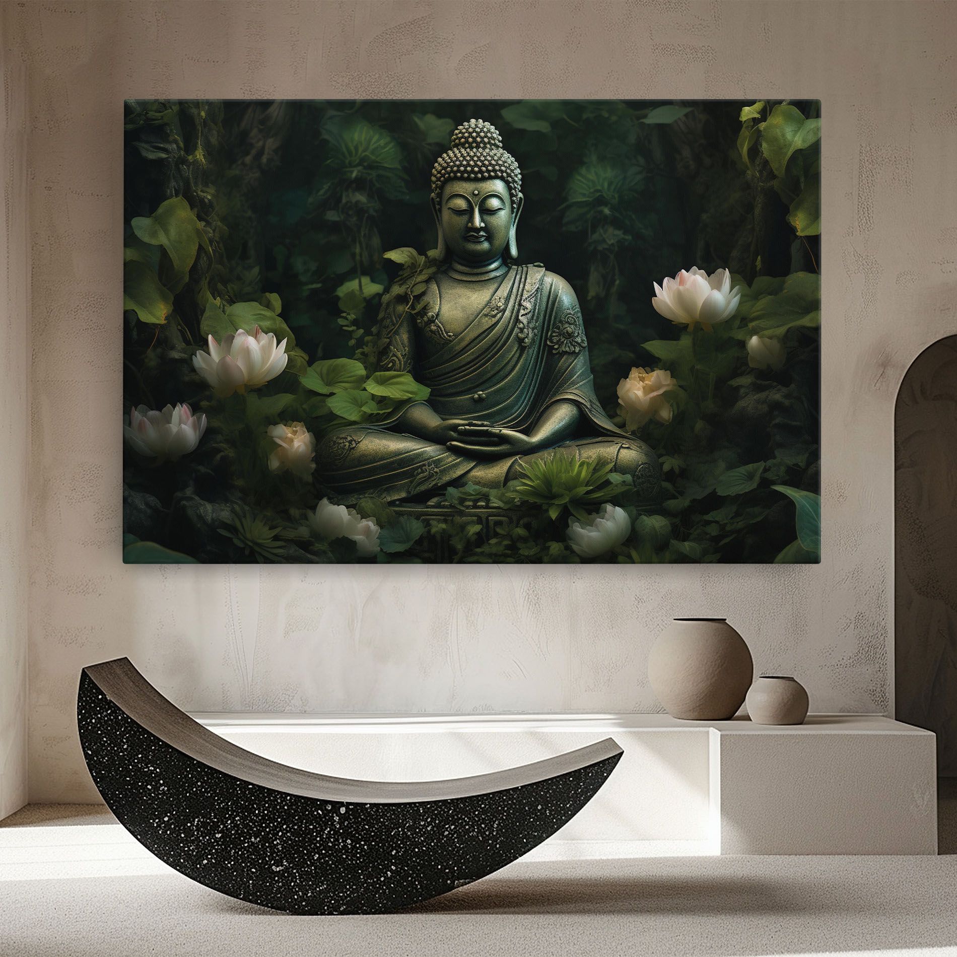 Buddha Lotus Flower mockup 8