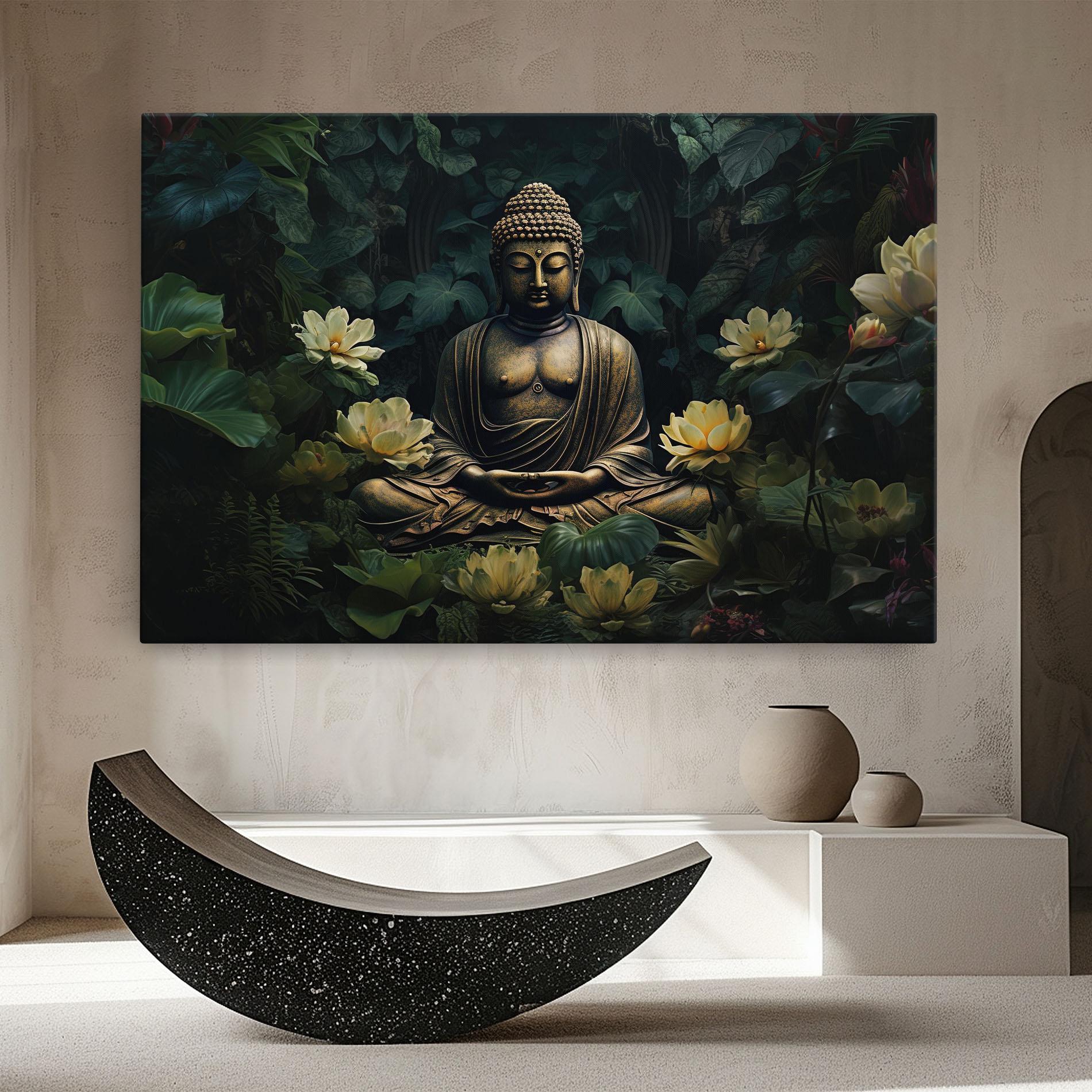 Tablou Canvas Calm Buddha Art mockup 8