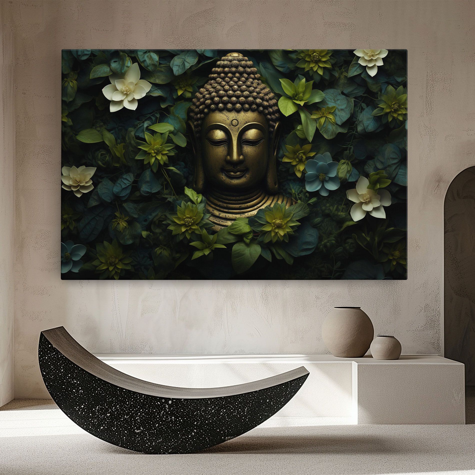 Lotus Flower Buddha mockup 8