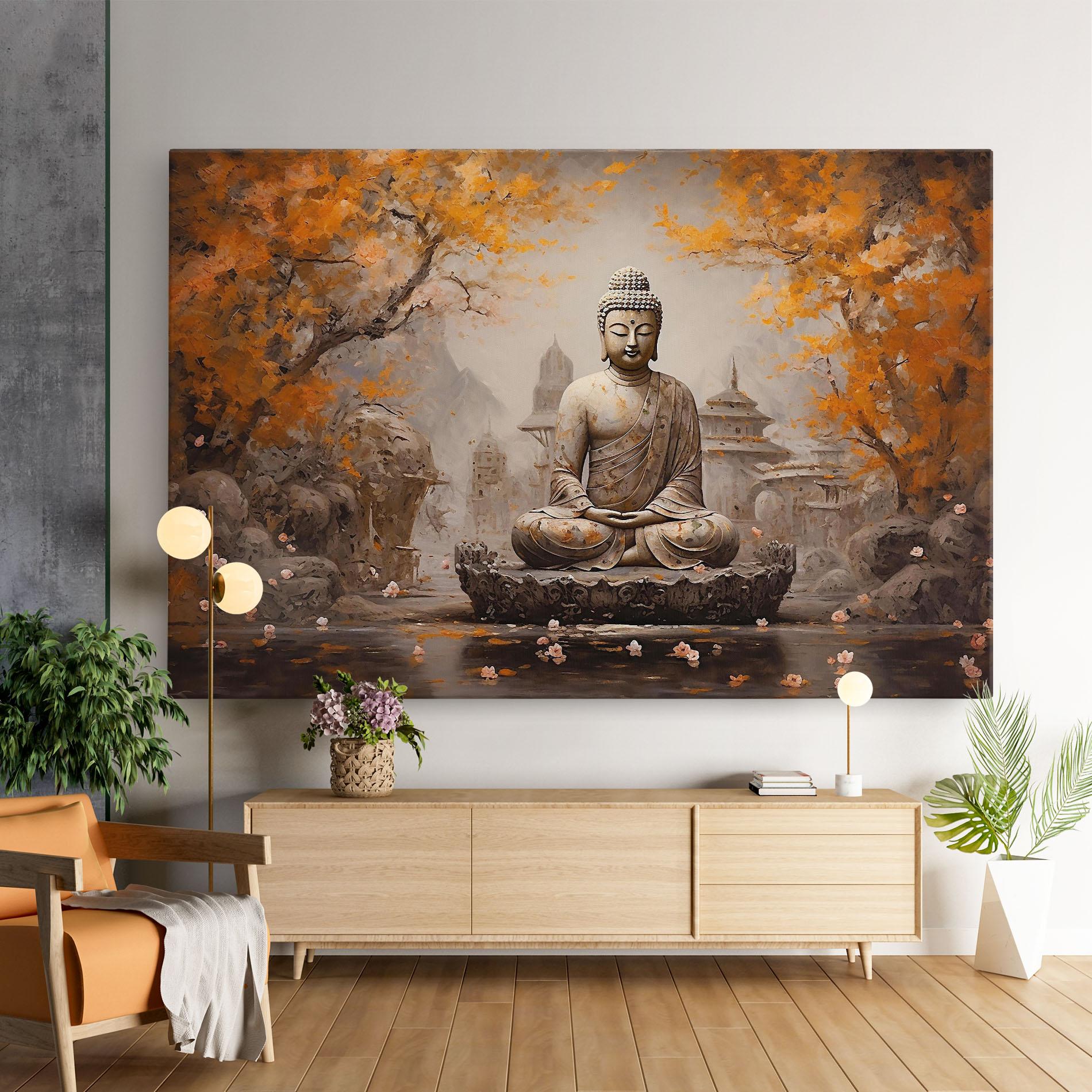 Tablou Canvas Beautiful Buddha Art mockup 9
