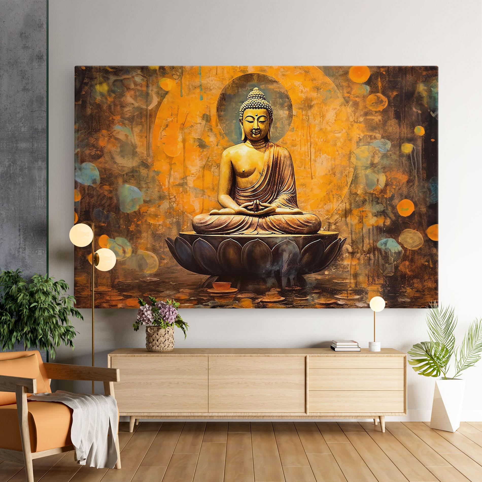 Tablou Canvas Buddha Floating Art mockup 9