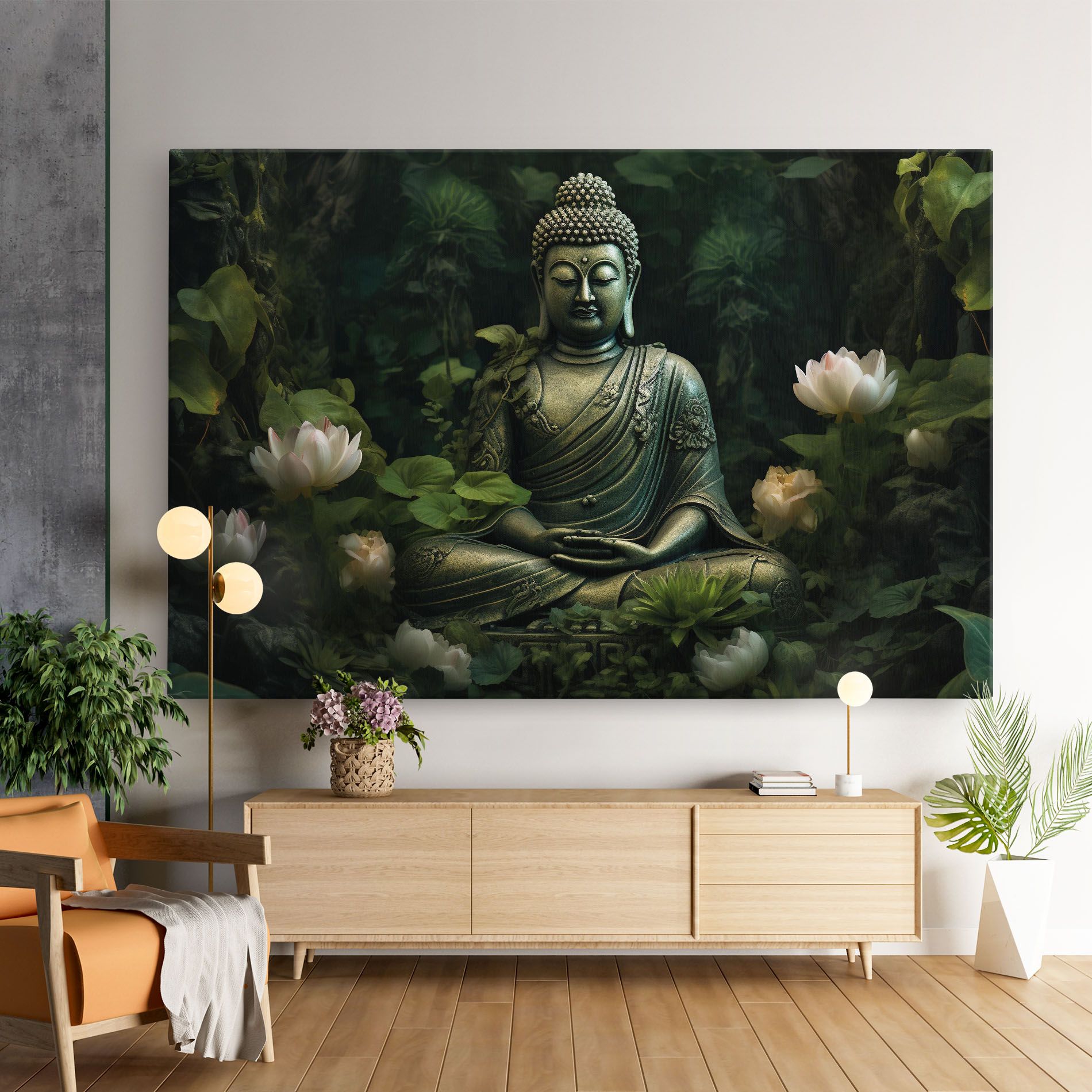 Buddha Lotus Flower mockup 9