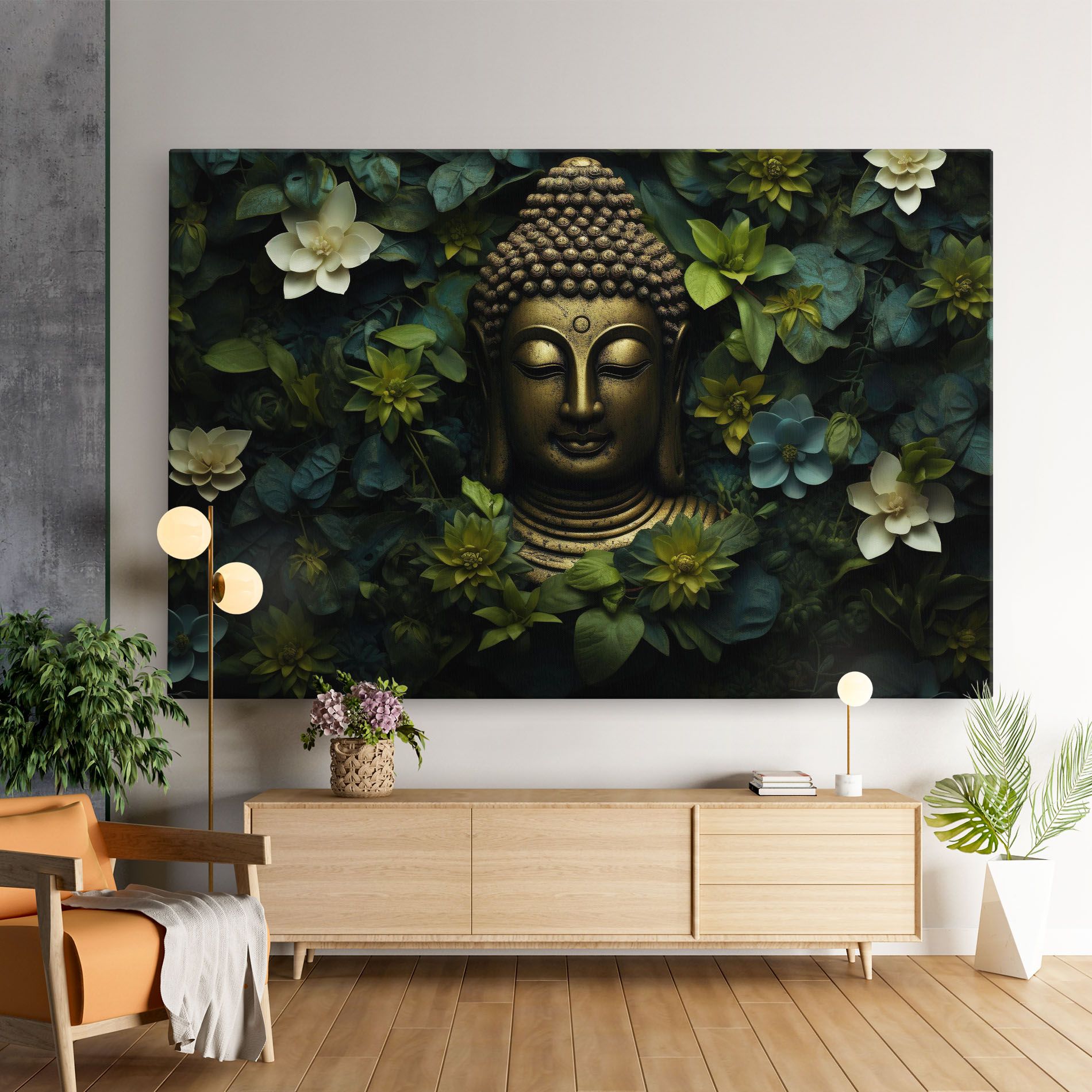 Lotus Flower Buddha mockup 9