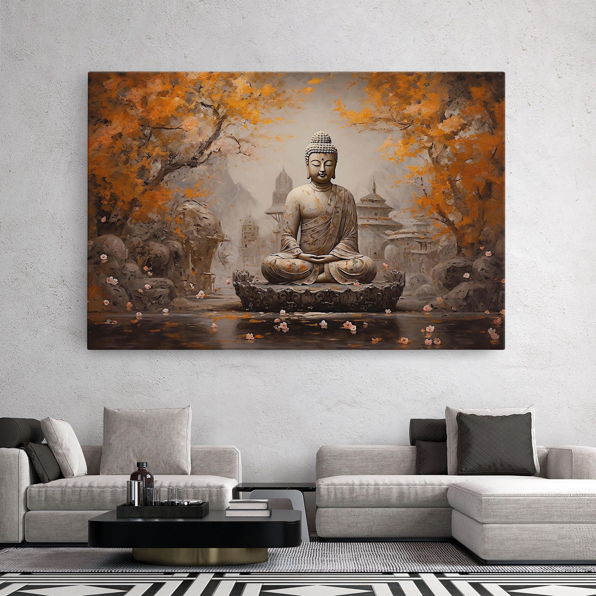 Tablou Canvas Beautiful Buddha Art mockup 2