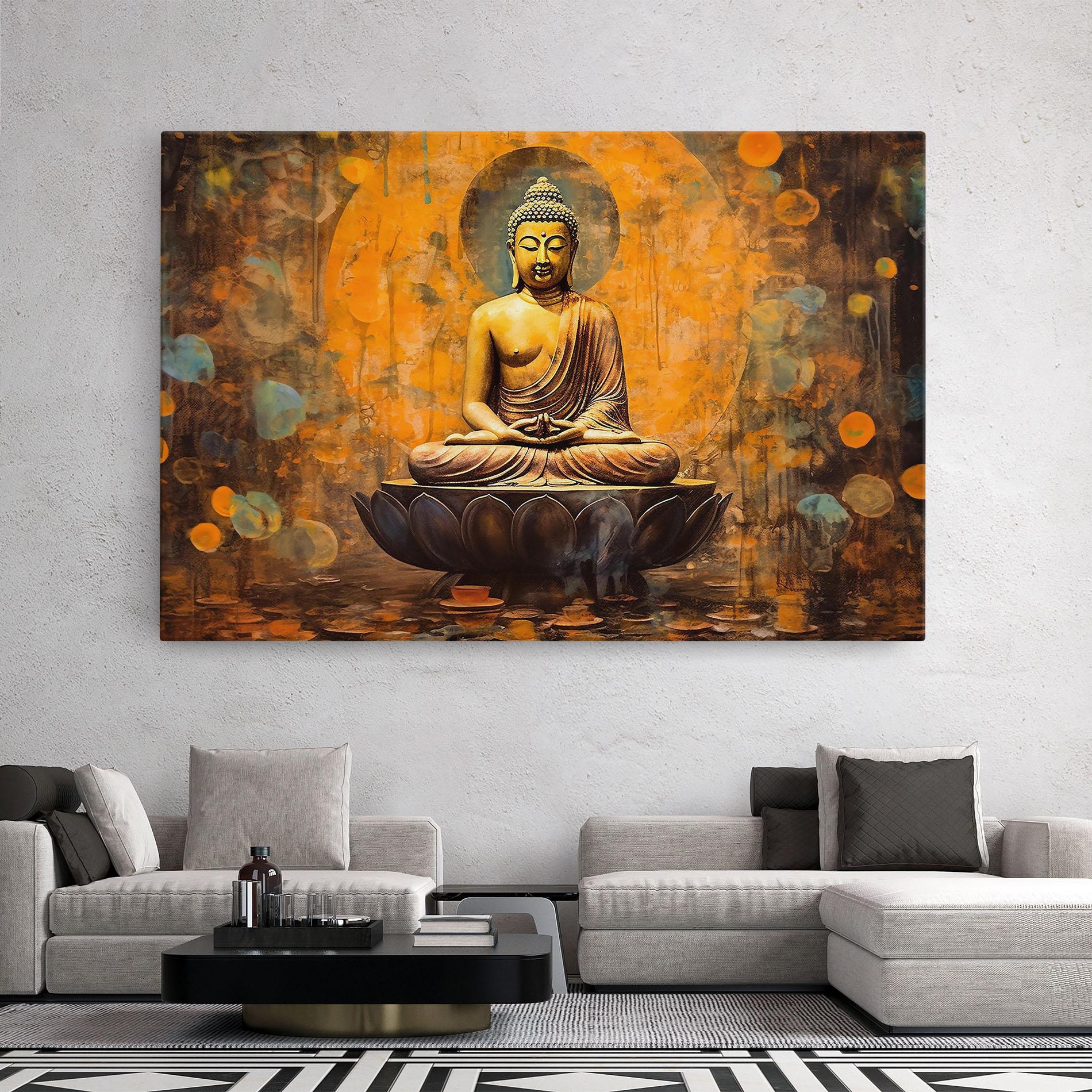 Tablou Canvas Buddha Floating Art mockup 2