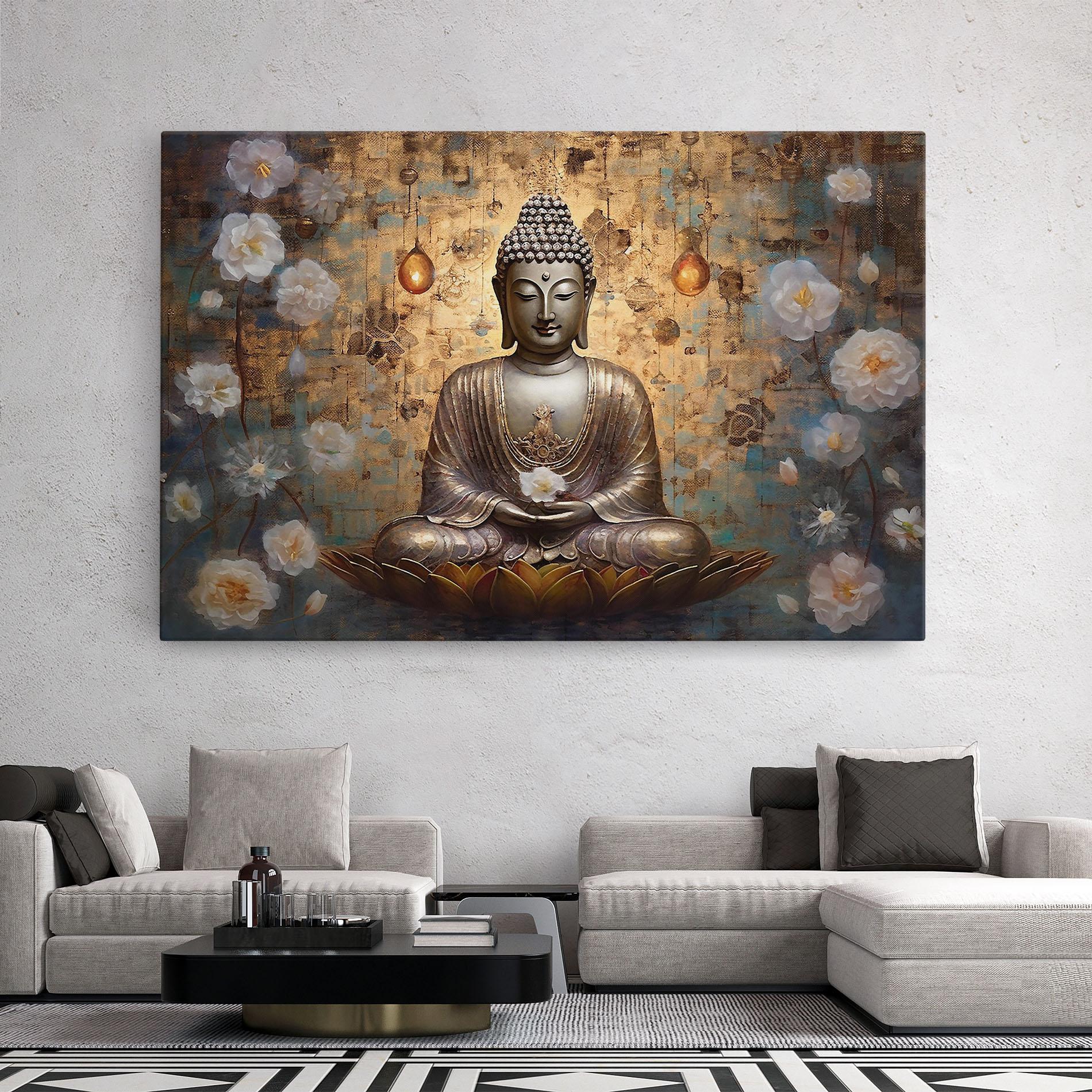 Tablou Canvas Buddha Meditation Art mockup 2