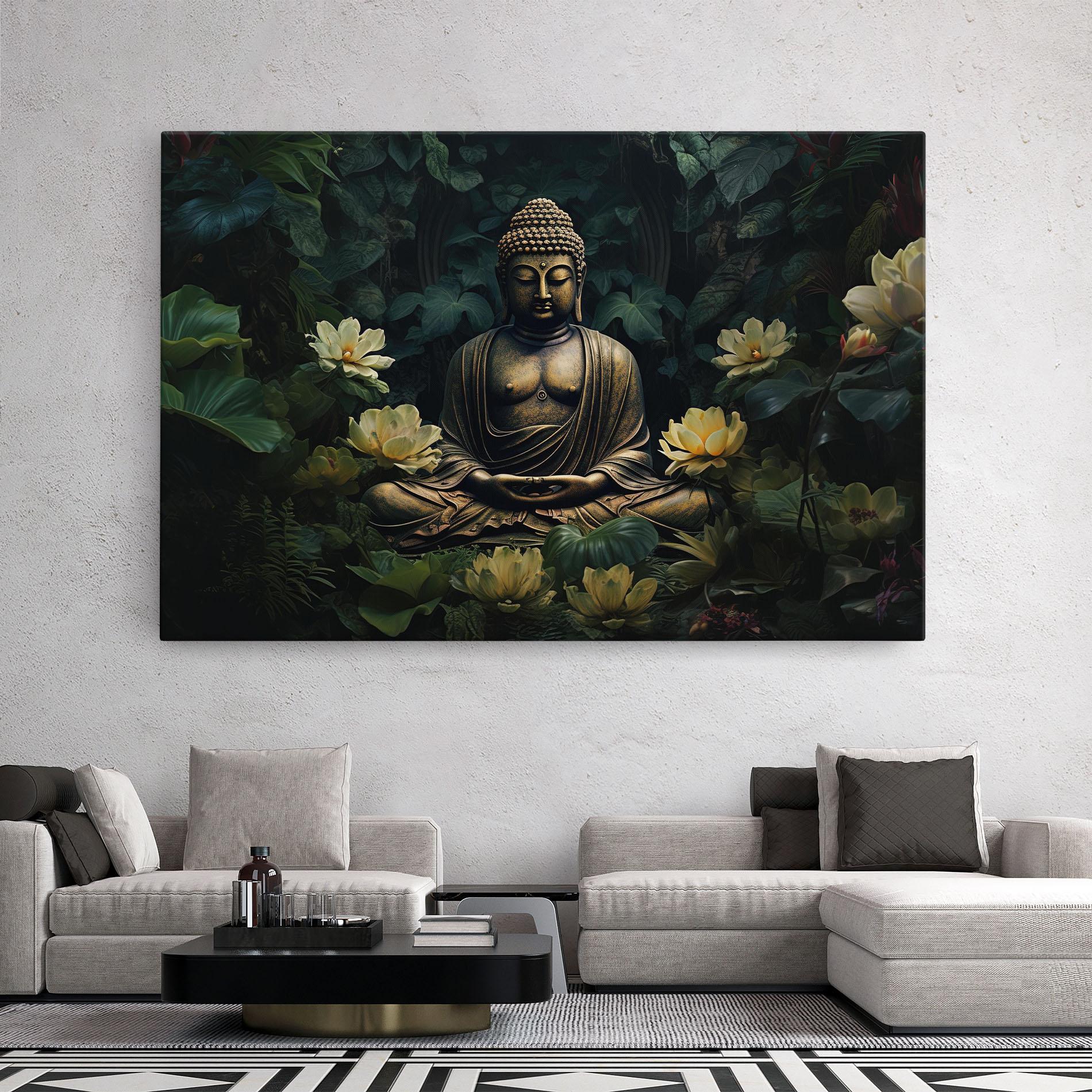 Tablou Canvas Calm Buddha Art mockup 2