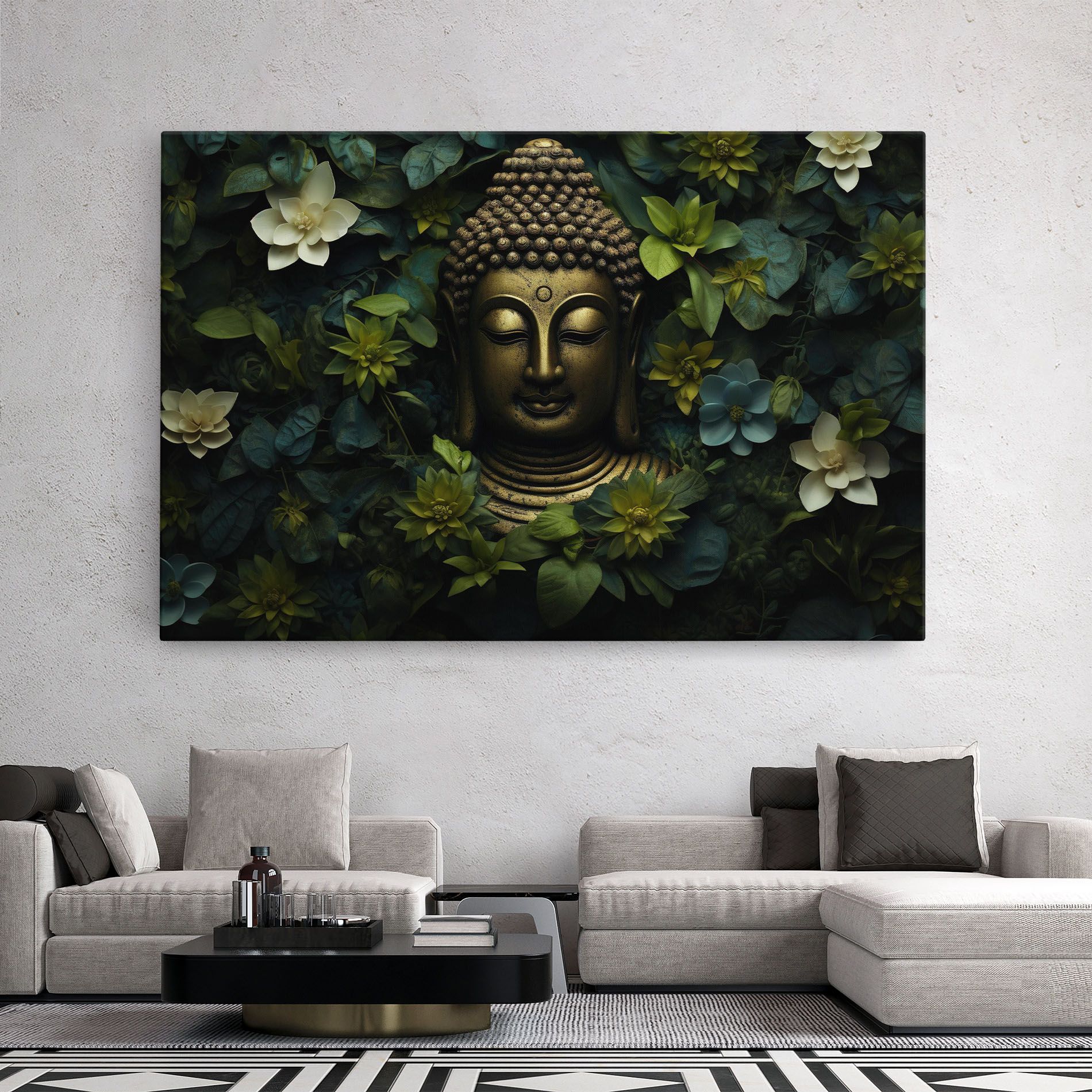 Lotus Flower Buddha mockup 2