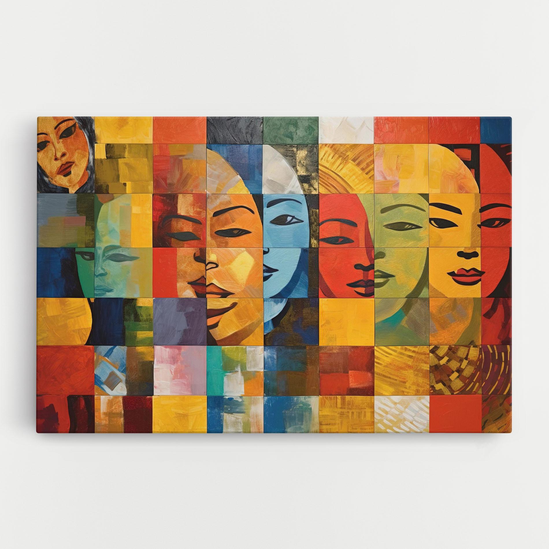 Tablou Canvas Abstract Concept Collage mockup 0