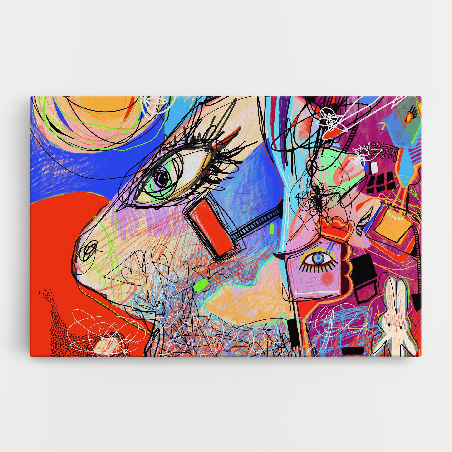 Tablou Canvas Animal Eye Art mockup 0