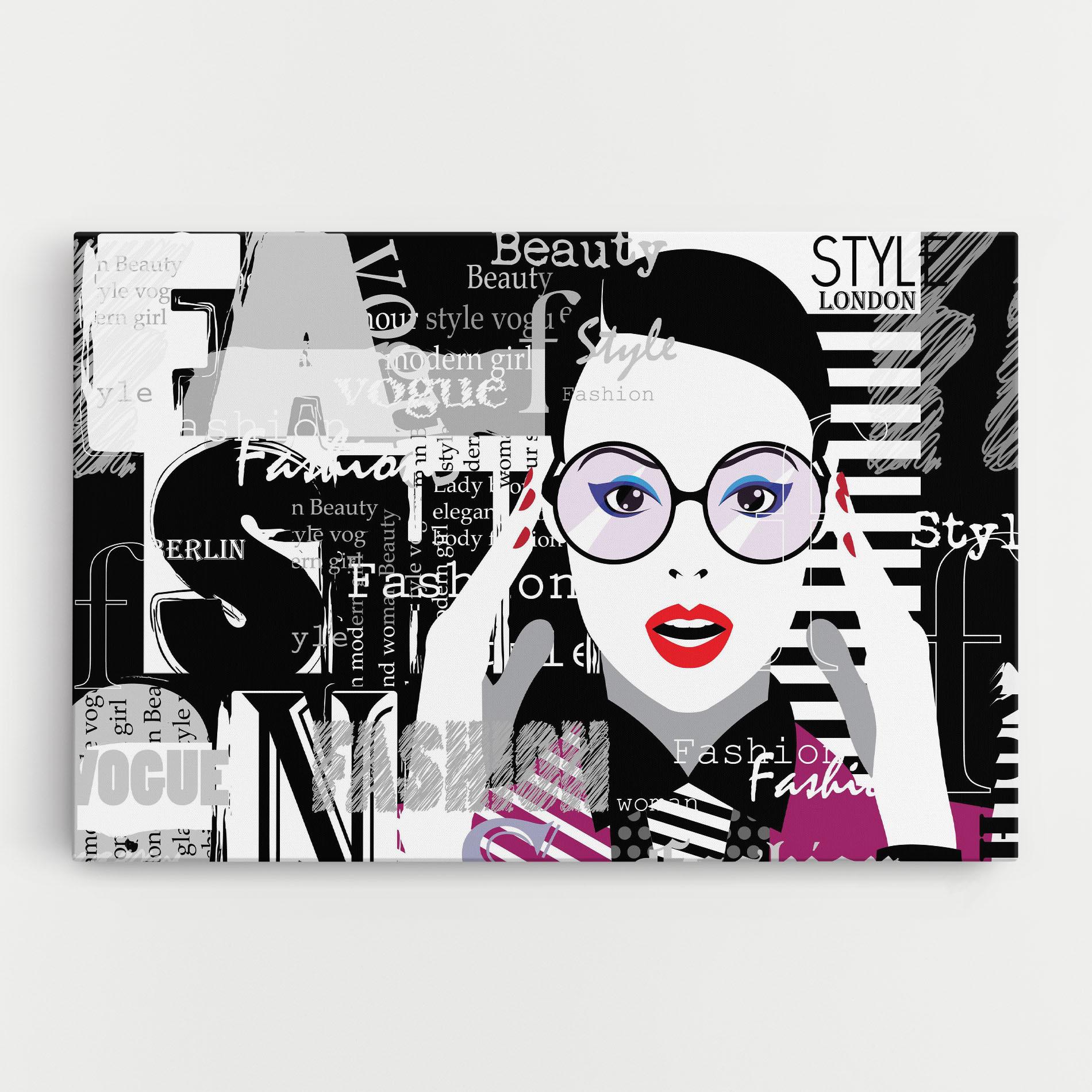 Tablou Canvas Fashion Collage mockup 0