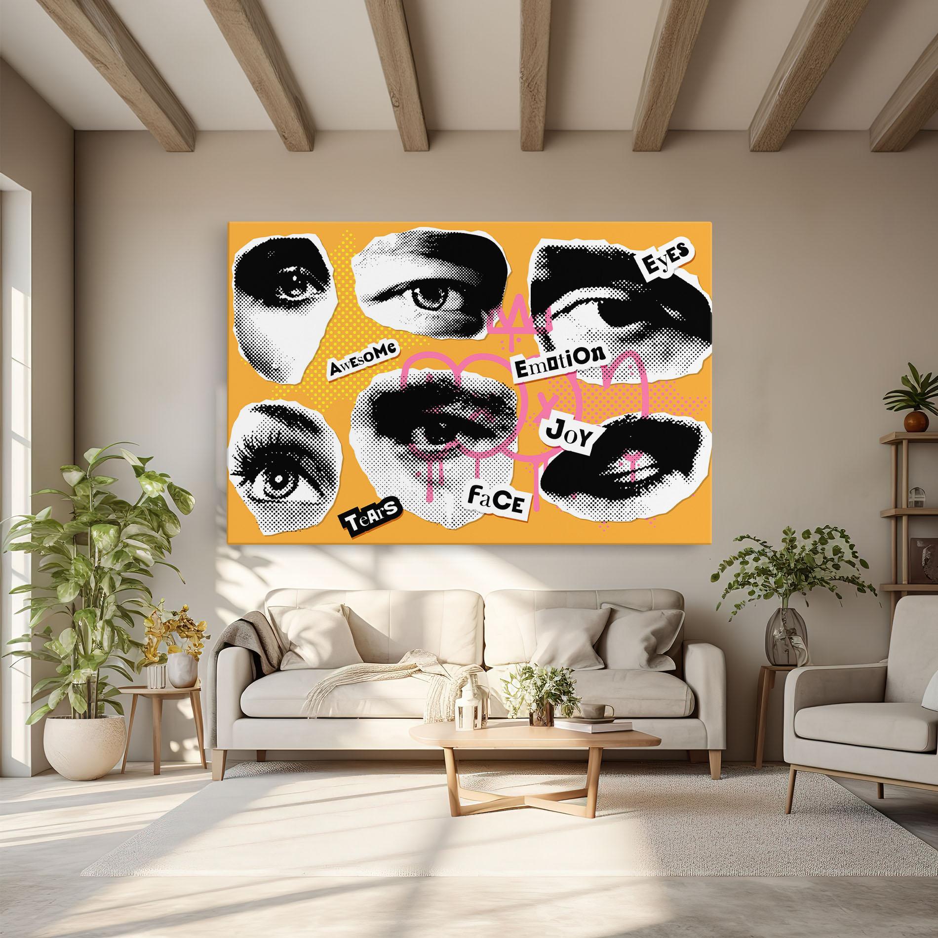 Tablou Canvas Awesome Emotions mockup 6