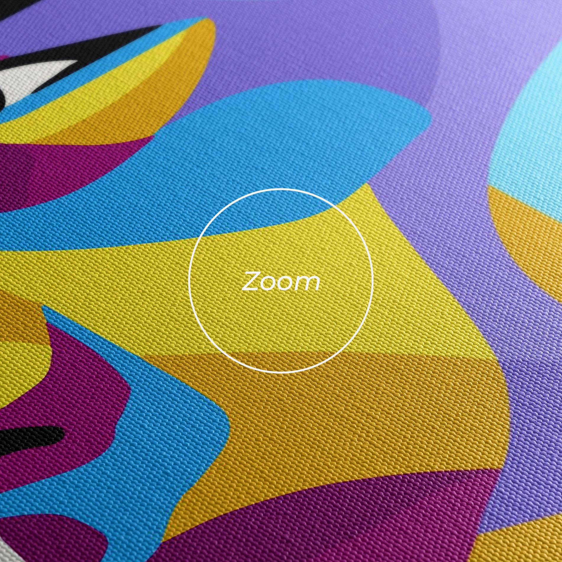 Tablou Canvas Abstract Male Face mockup 3