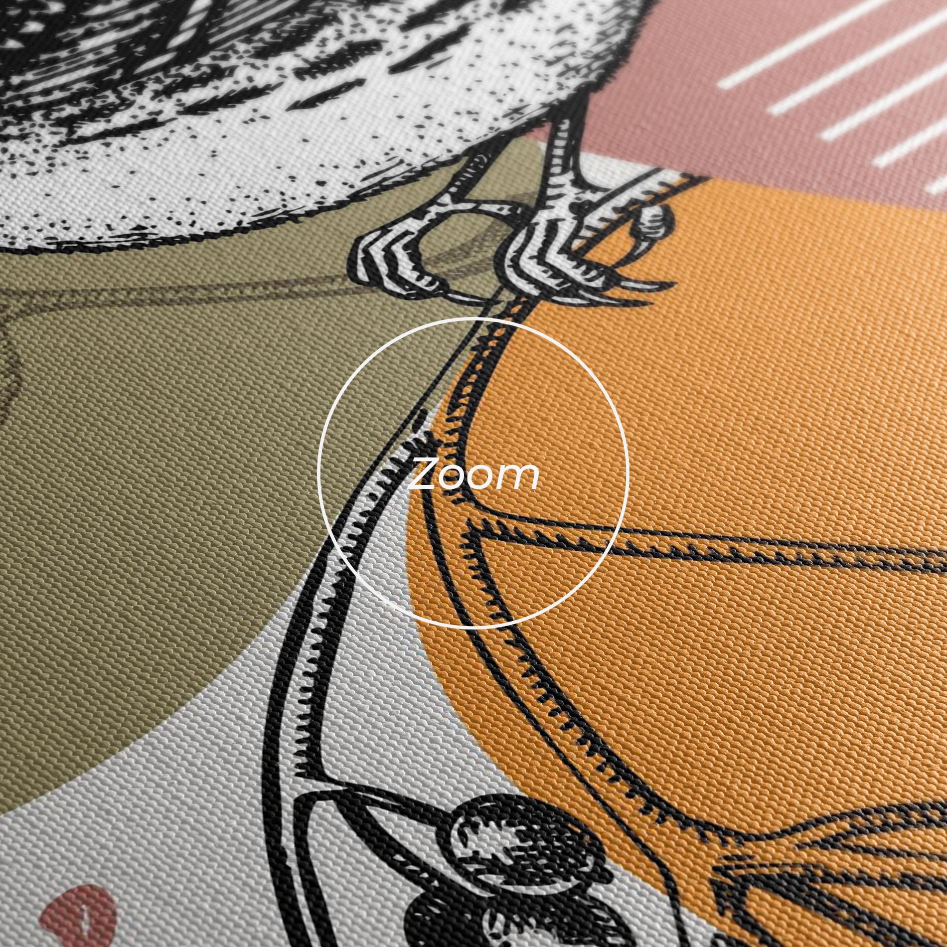 Tablou Canvas Bird Collage mockup 3