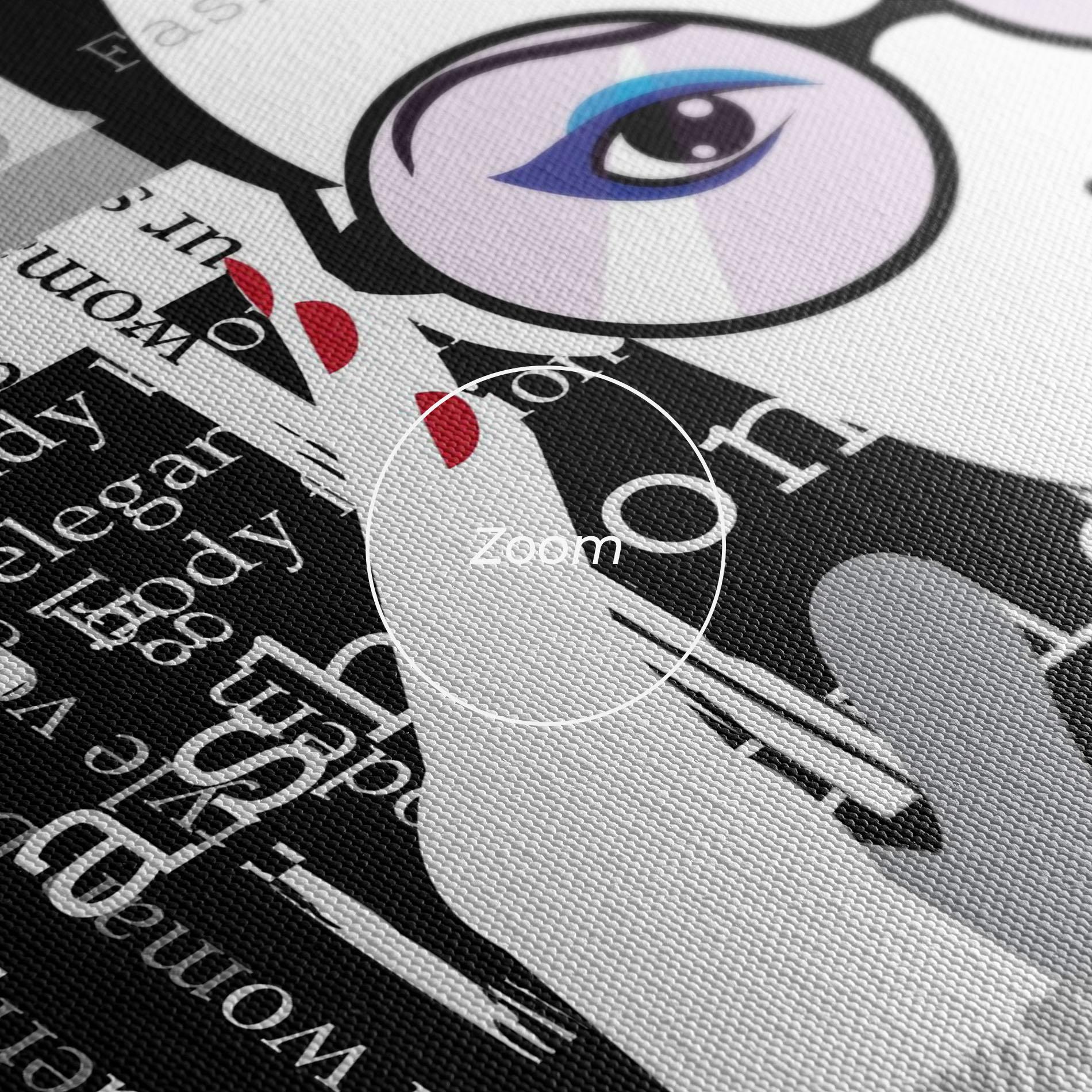 Tablou Canvas Fashion Collage mockup 3