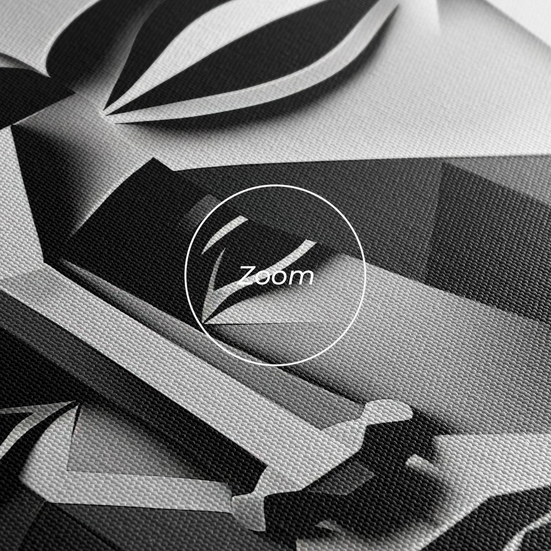 Tablou Canvas Grey Faces Collage mockup 3