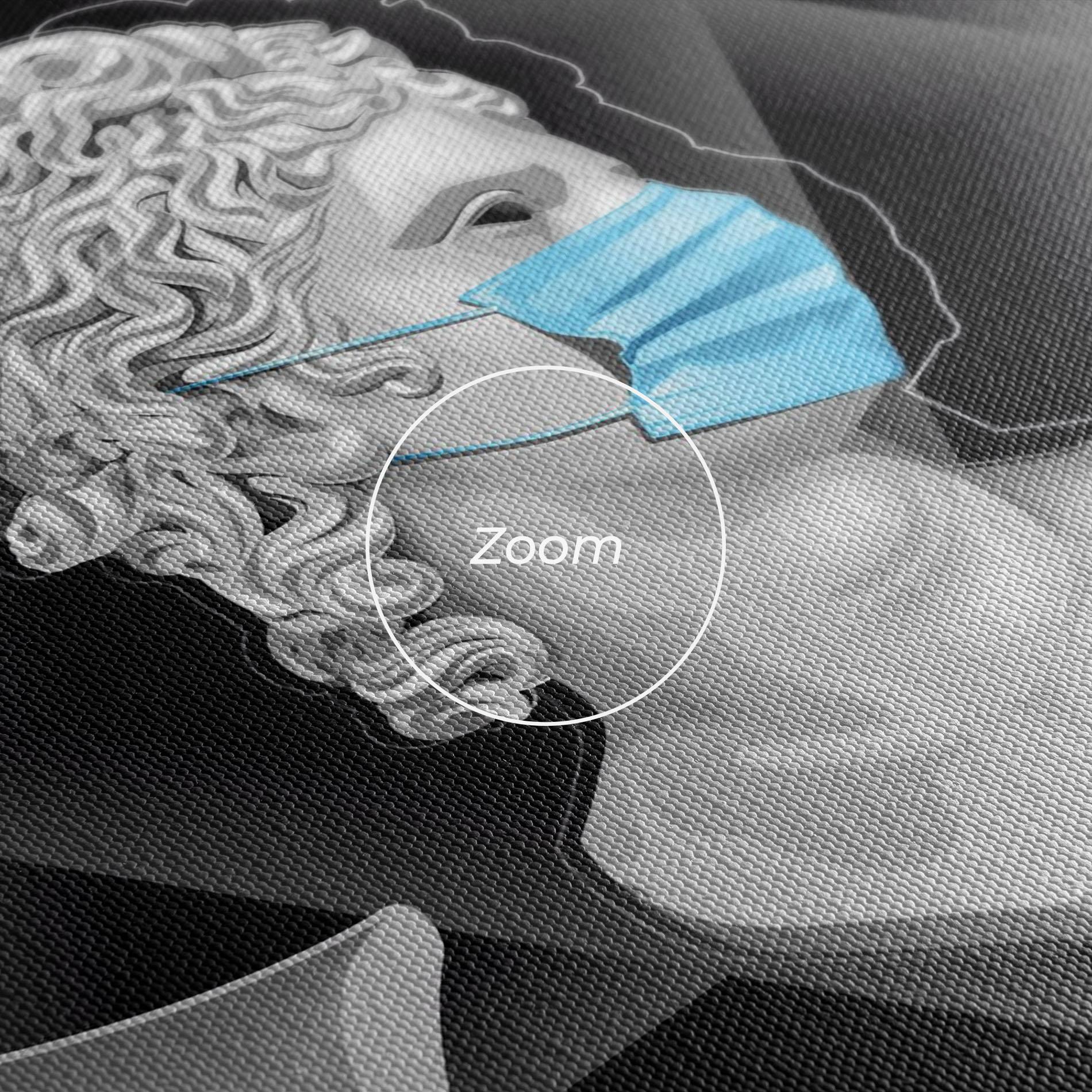 Tablou Canvas Statue Mask mockup 3